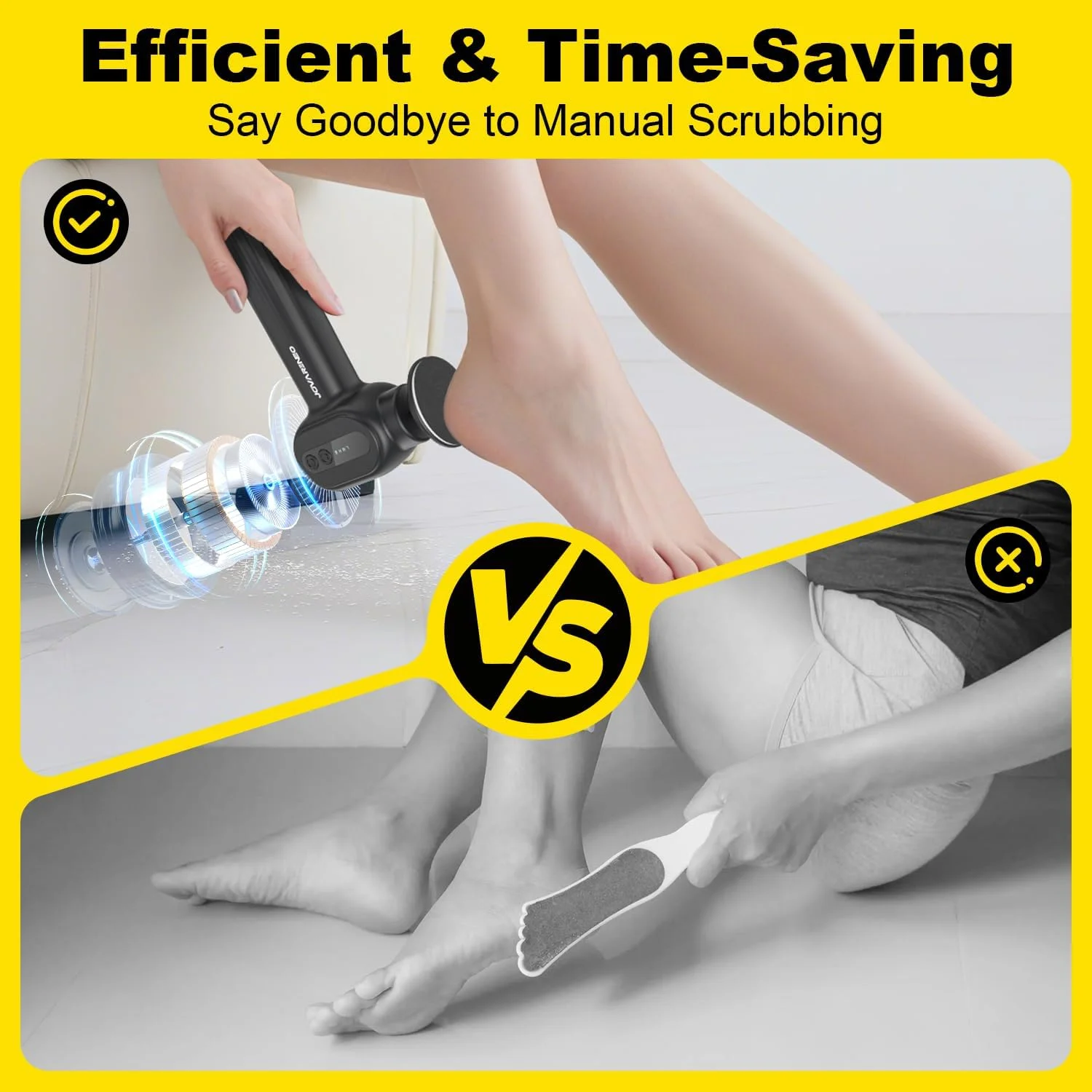 سوهان برقی پا شارژی، ابزار پدیکور برقی پا، سنگ پای برقی 2 در 1، کیت اسکرابر حرفه ای پا برای پوست های مرده، سفت و ترک خورده، با 6 سرعت و 20 دیسک سمباده سوهان برقی پا شارژی، ابزار پدیکور برقی پا، سنگ پای برقی 2 در 1، کیت اسکرابر حرفه ای پا برای پوست های مرده، سفت و ترک خورده، با 6 سرعت و 20 دیسک سمباده