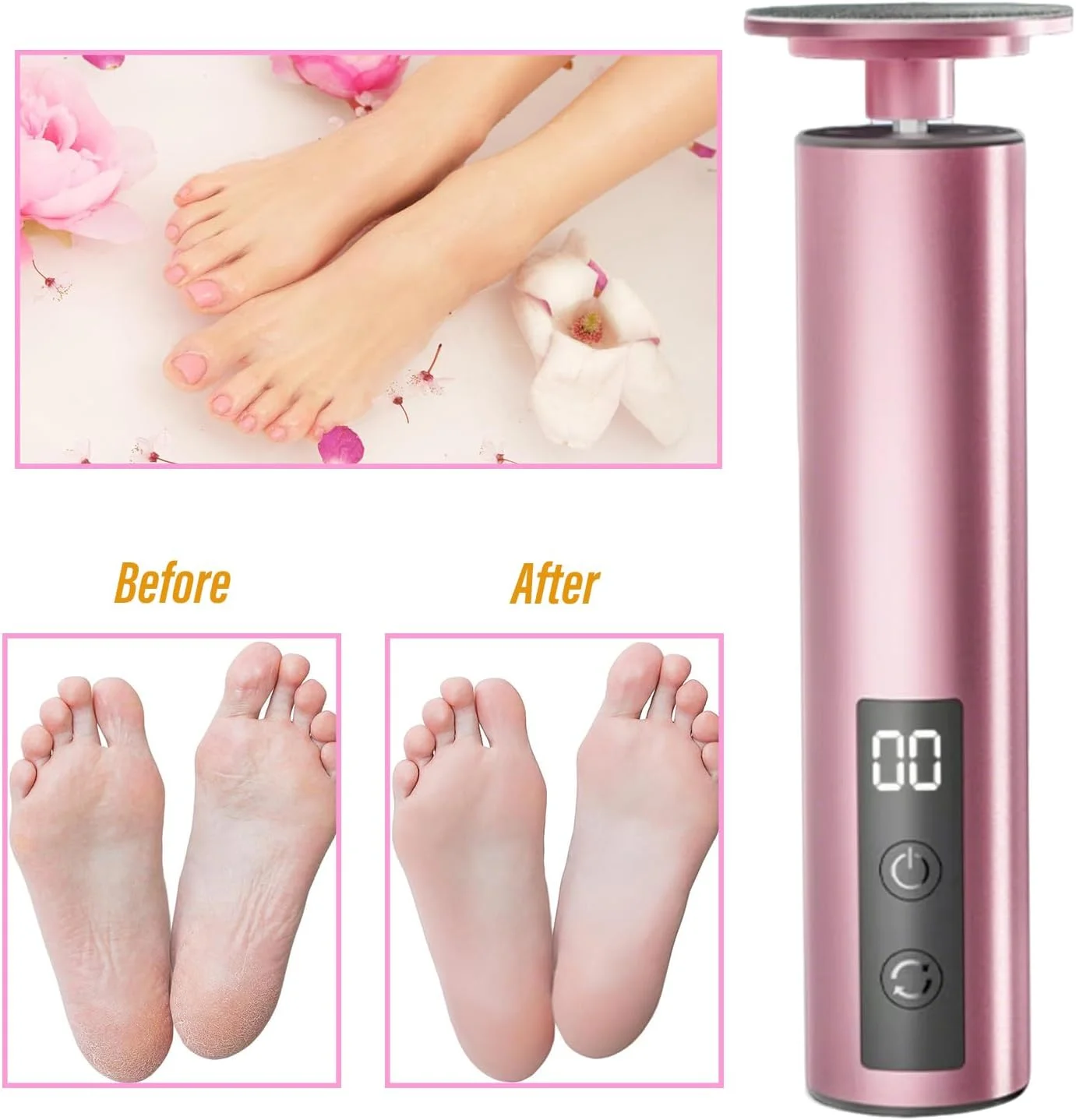 دستگاه الکتریکی از بین برنده پینه پا 2 در 1، از بین برنده پینه، قابل شارژ، ست پدیکور با سرعت قابل تنظیم، دستگاه الکتریکی از بین برنده پینه، ست مانیکور برقی برای خانم ها دستگاه الکتریکی از بین برنده پینه پا 2 در 1، از بین برنده پینه، قابل شارژ، ست پدیکور با سرعت قابل تنظیم، دستگاه الکتریکی از بین برنده پینه، ست مانیکور برقی برای خانم ها