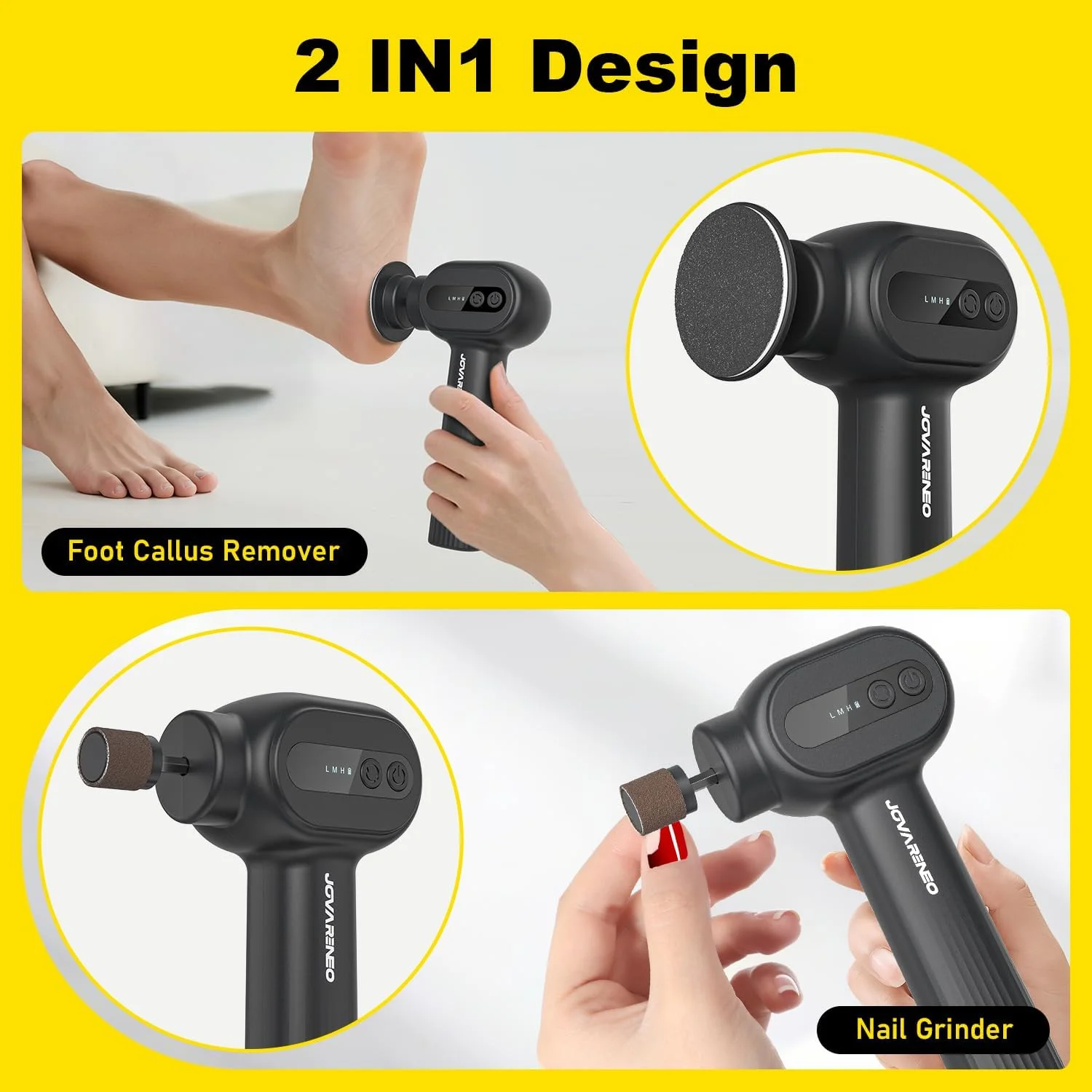 سوهان برقی پا شارژی، ابزار پدیکور برقی پا، سنگ پای برقی 2 در 1، کیت اسکرابر حرفه ای پا برای پوست های مرده، سفت و ترک خورده، با 6 سرعت و 20 دیسک سمباده سوهان برقی پا شارژی، ابزار پدیکور برقی پا، سنگ پای برقی 2 در 1، کیت اسکرابر حرفه ای پا برای پوست های مرده، سفت و ترک خورده، با 6 سرعت و 20 دیسک سمباده