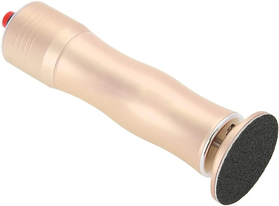 کیت سوهان برقی پا، سوهان برقی پدیکور پا، شارژ USB حرفه ای برای ابزار مراقبت از پدیکور پا (طلایی) Wzsydn