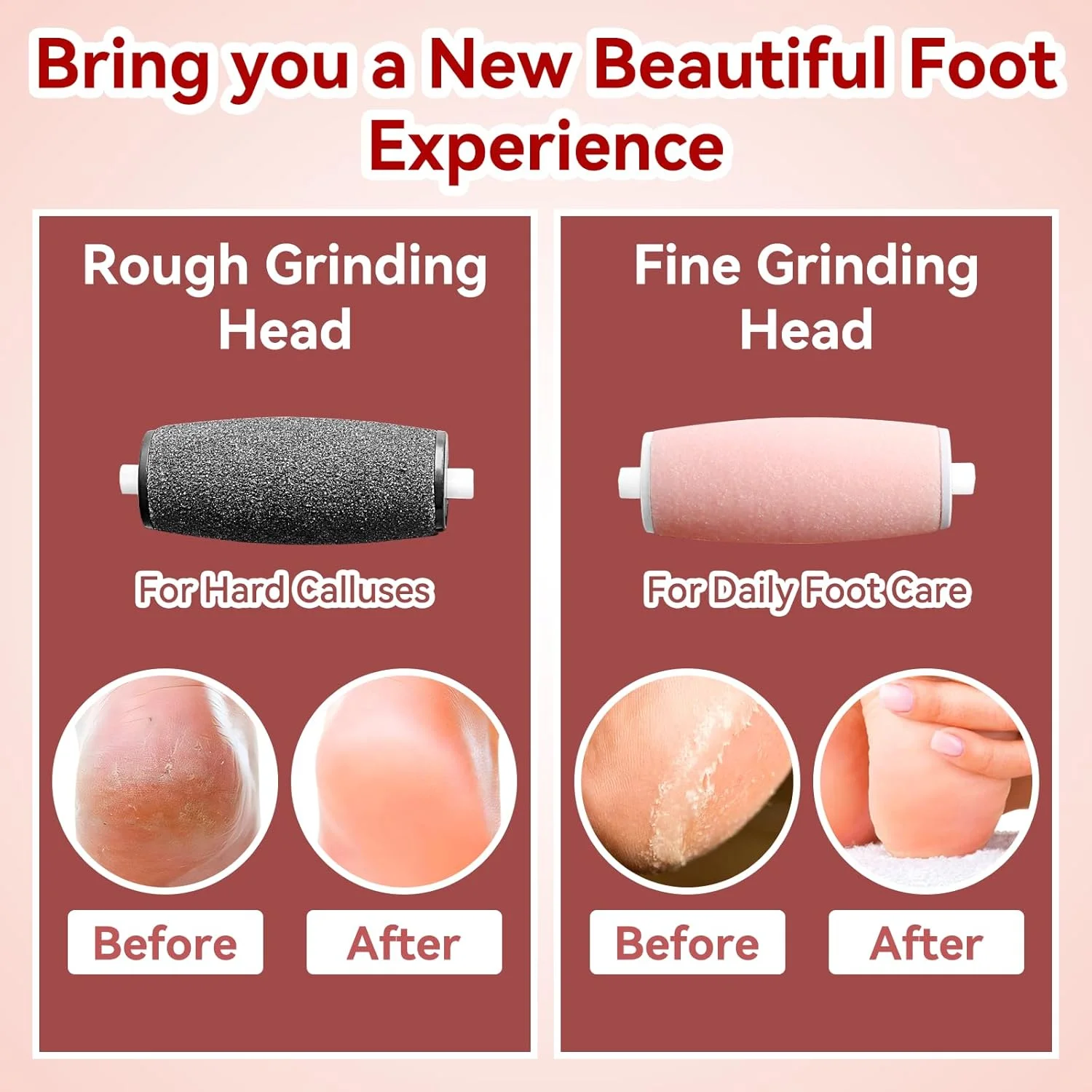 سوهان برقی پدیکور پا، ابزار پدیکور شارژی برای از بین بردن پوست خشک، پینه، پوست مرده، ترک خورده و سفت (قرمز) سوهان برقی پدیکور پا، ابزار پدیکور شارژی برای از بین بردن پوست خشک، پینه، پوست مرده، ترک خورده و سفت (قرمز)