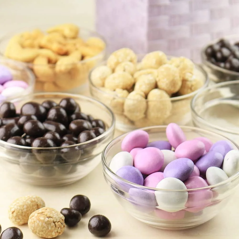 کاسه های شیشه ای کوچک 3.5 اینچی Lartique Mini - کاسه های کوچک مناسب برای آماده سازی، دیپ، آجیل یا آب نبات - کاسه های آماده سازی غذا یا کاسه های دسر، مجموعه 12 عددی کاسه های شیشه ای کوچک 3.5 اینچی Lartique Mini - کاسه های کوچک مناسب برای آماده سازی، دیپ، آجیل یا آب نبات - کاسه های آماده سازی غذا یا کاسه های دسر، مجموعه 12 عددی