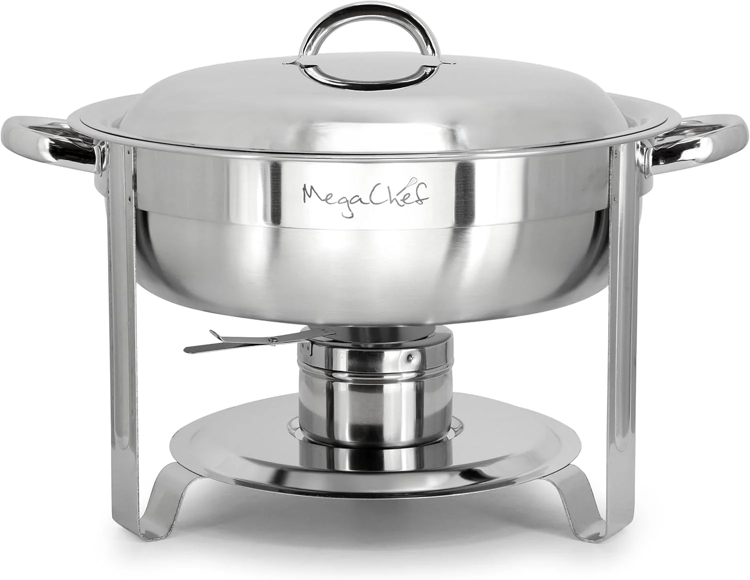 ظرف گرم نگهدارنده غذا/بن ماری گرد استیل حرفه ای مگا شف (۳.۷ کوارت) ظرف گرم نگهدارنده غذا/بن ماری گرد استیل حرفه ای مگا شف (۳.۷ کوارت)