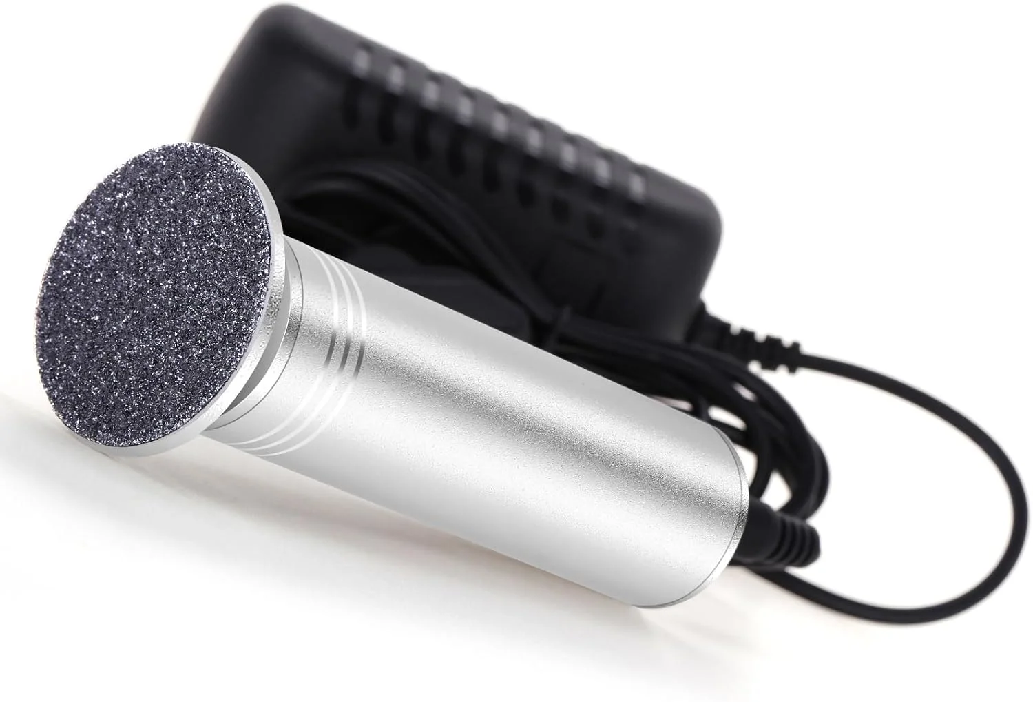 سوهان برقی پدیکور پا I·B·N G، سرعت قابل تنظیم با 60 عدد دیسک سمباده، سوهان حرفه ای پا برای از بین بردن پوست های مرده، سخت و ترک خورده، آلومینیومی، نقره ای سوهان برقی پدیکور پا I·B·N G، سرعت قابل تنظیم با 60 عدد دیسک سمباده، سوهان حرفه ای پا برای از بین بردن پوست های مرده، سخت و ترک خورده، آلومینیومی، نقره ای