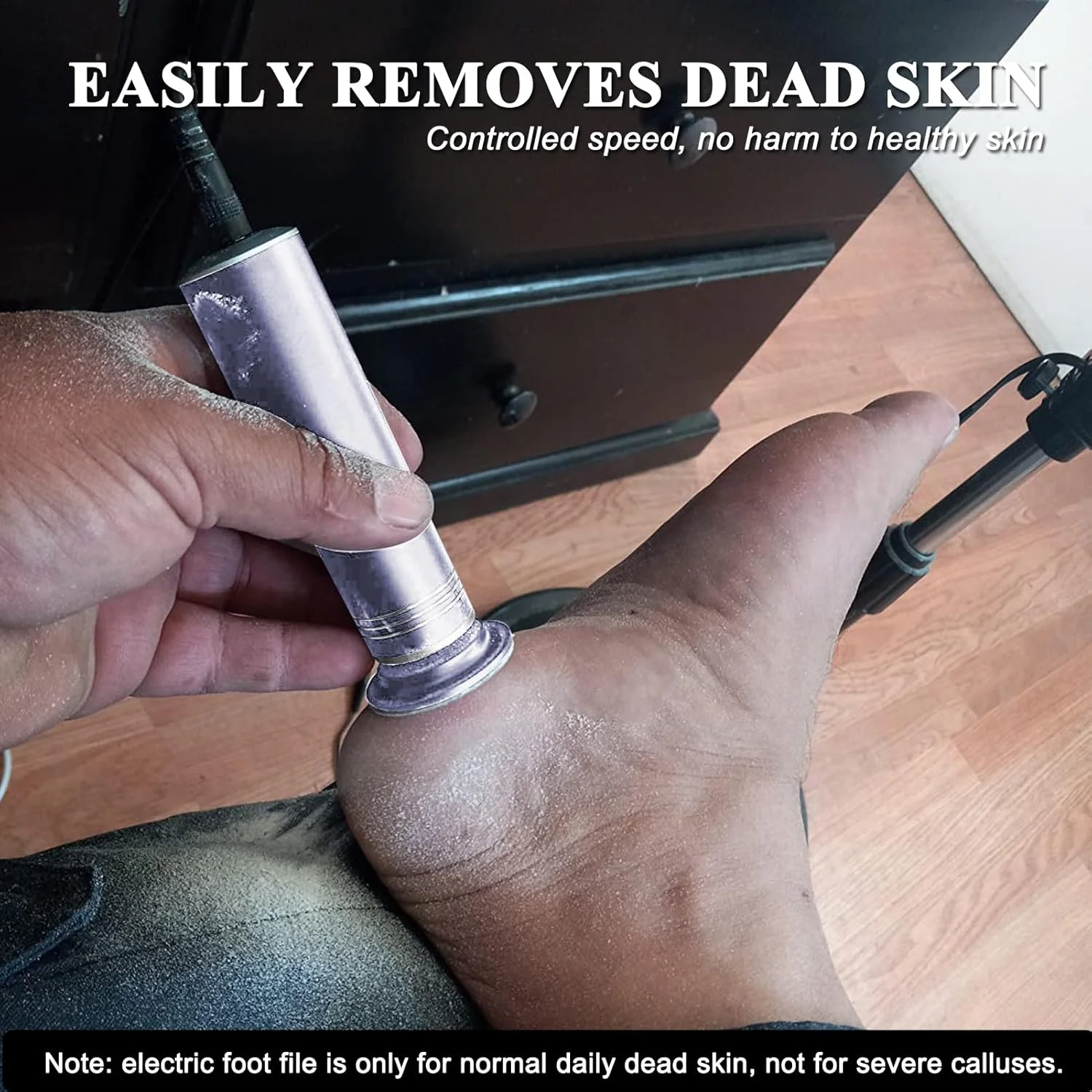 سوهان برقی پدیکور پا I·B·N G (قابل تنظیم سرعت) به همراه 60 عدد دیسک سمباده، سوهان برقی حرفه ای پدیکور پا، دستگاه سنگ پا برقی، درمل پاشنه پا به همراه برس تمیز کننده پوست مرده (FCR-02 خاکستری) سوهان برقی پدیکور پا I·B·N G (قابل تنظیم سرعت) به همراه 60 عدد دیسک سمباده، سوهان برقی حرفه ای پدیکور پا، دستگاه سنگ پا برقی، درمل پاشنه پا به همراه برس تمیز کننده پوست مرده (FCR-02 خاکستری)