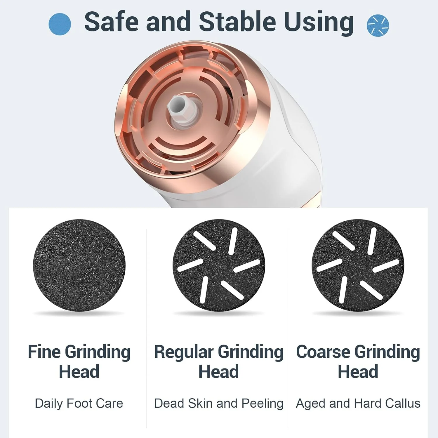 Hoxida 8 Pcs Refill Rollers for Electric Foot Callus Remover Pedicure Tools, Replacement grinding Heads Roller for Pedi Electric Foot File,Refills 8 Pack Replacement Heads(4 Regular&4 Extra Coarse) Hoxida 8 Pcs Refill Rollers for Electric Foot Callus Remover Pedicure Tools, Replacement grinding Heads Roller for Pedi Electric Foot File,Refills 8 Pack Replacement Heads(4 Regular&4 Extra Coarse)