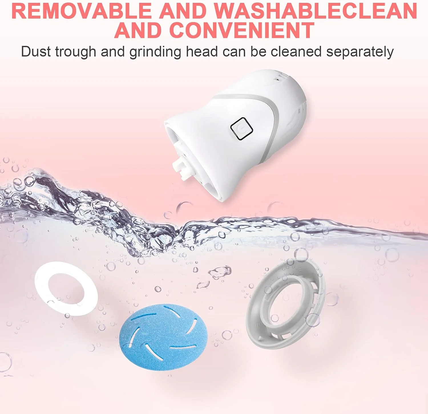 سوهان برقی حرفه ای پدیکور پا HQISTAR، ابزار قابل حمل و شارژی پدیکور پا با مکش و جذب، دارای 2 سرعت و 3 سری سمباده، ایده آل برای از بین بردن پوست مرده و لایه برداری قوی سوهان برقی حرفه ای پدیکور پا HQISTAR، ابزار قابل حمل و شارژی پدیکور پا با مکش و جذب، دارای 2 سرعت و 3 سری سمباده، ایده آل برای از بین بردن پوست مرده و لایه برداری قوی