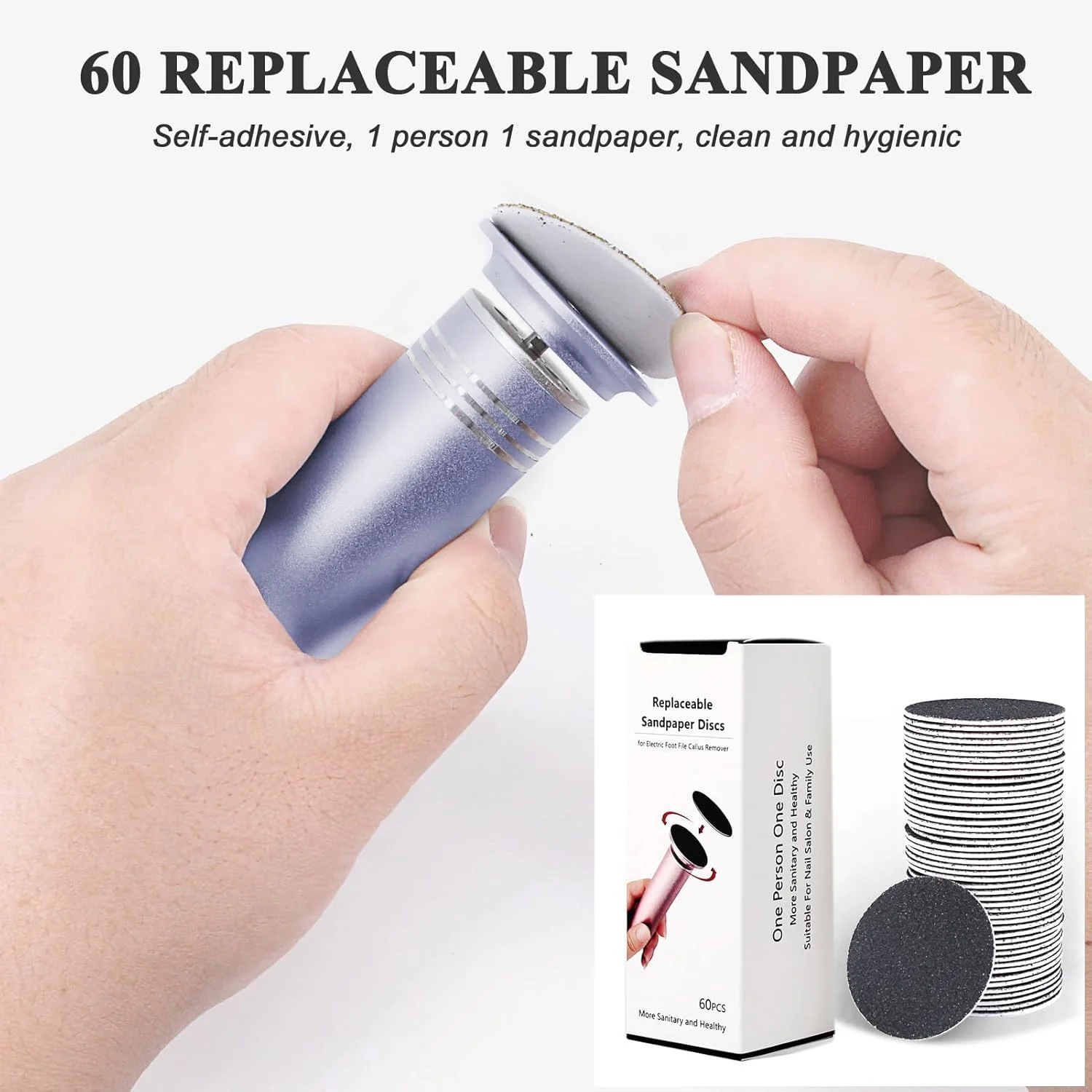 سوهان برقی پدیکور پا I·B·N G (قابل تنظیم سرعت) به همراه 60 عدد دیسک سمباده، سوهان برقی حرفه ای پدیکور پا، دستگاه سنگ پا برقی، درمل پاشنه پا به همراه برس تمیز کننده پوست مرده (FCR-02 خاکستری) سوهان برقی پدیکور پا I·B·N G (قابل تنظیم سرعت) به همراه 60 عدد دیسک سمباده، سوهان برقی حرفه ای پدیکور پا، دستگاه سنگ پا برقی، درمل پاشنه پا به همراه برس تمیز کننده پوست مرده (FCR-02 خاکستری)