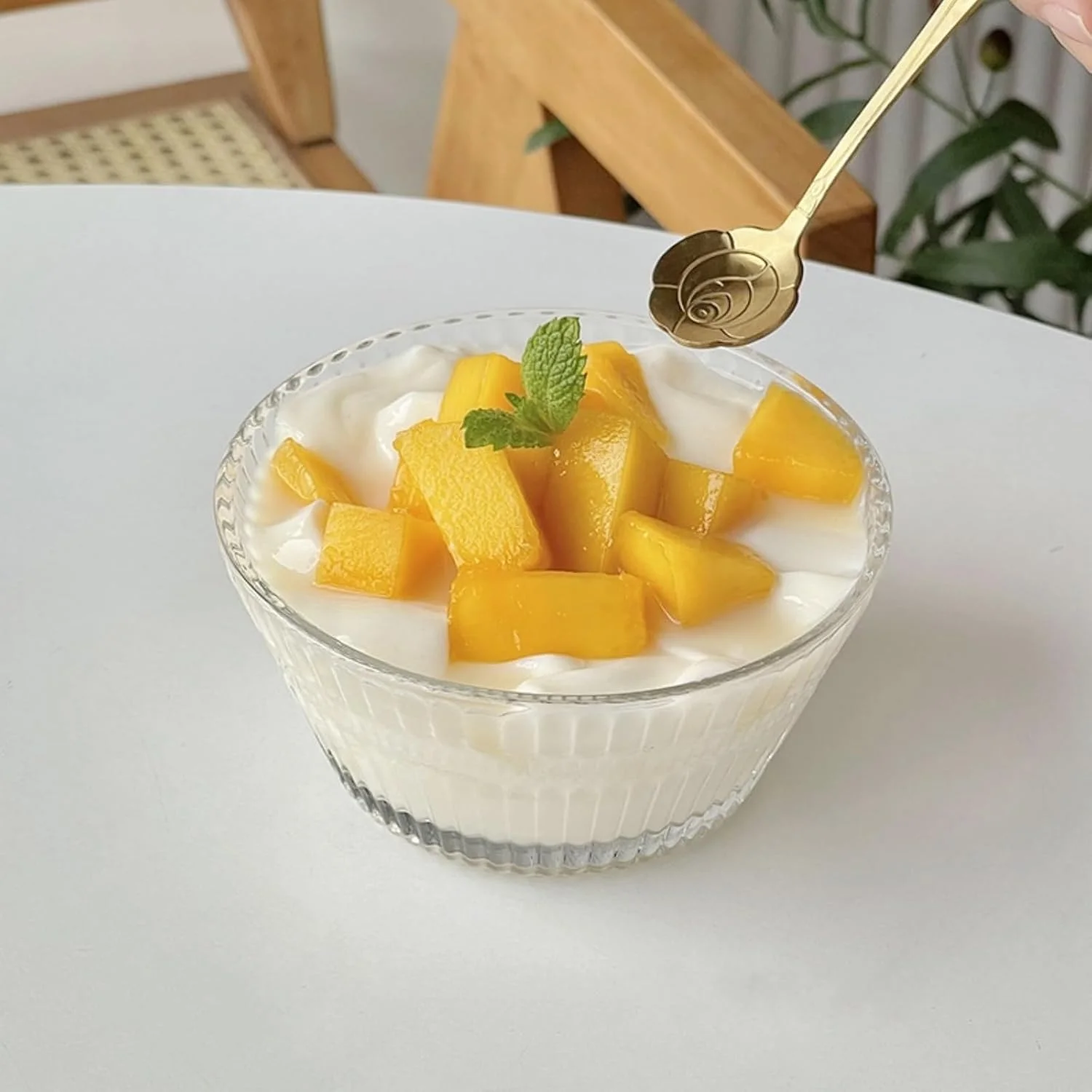 ست 12 عددی کاسه های شیشه ای کوچک Nagpew، کاسه های دسر موج دار 350 میلی لیتری برای آشپزخانه، کاسه های سرو تنقلات قابل چیدن برای مخلفات، بستنی، دیپ، ماست، غلات، آب نبات ست 12 عددی کاسه های شیشه ای کوچک Nagpew، کاسه های دسر موج دار 350 میلی لیتری برای آشپزخانه، کاسه های سرو تنقلات قابل چیدن برای مخلفات، بستنی، دیپ، ماست، غلات، آب نبات