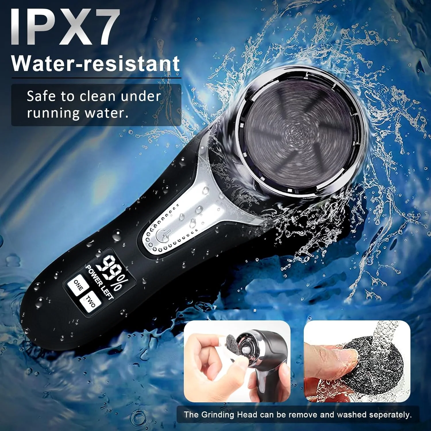 سوهان برقی پدیکور پا Hoxida، کیت قابل حمل پدیکور با 9 سری کریستال کوارتز، قابل شارژ، ضد آب، 2 سرعته، دارای جاروبرقی، نمایشگر LCD سوهان برقی پدیکور پا Hoxida، کیت قابل حمل پدیکور با 9 سری کریستال کوارتز، قابل شارژ، ضد آب، 2 سرعته، دارای جاروبرقی، نمایشگر LCD