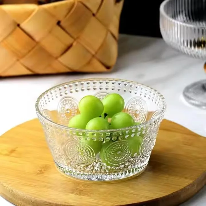 ست 6 عددی کاسه شیشه ای کوچک Nagpew، کاسه های دسر برجسته 350 میلی لیتری برای بستنی، کاسه های سرو تنقلات قابل چیدن، ظروف جانبی برای غوطه ور کردن، ماست، غلات، آب نبات ست 6 عددی کاسه شیشه ای کوچک Nagpew، کاسه های دسر برجسته 350 میلی لیتری برای بستنی، کاسه های سرو تنقلات قابل چیدن، ظروف جانبی برای غوطه ور کردن، ماست، غلات، آب نبات