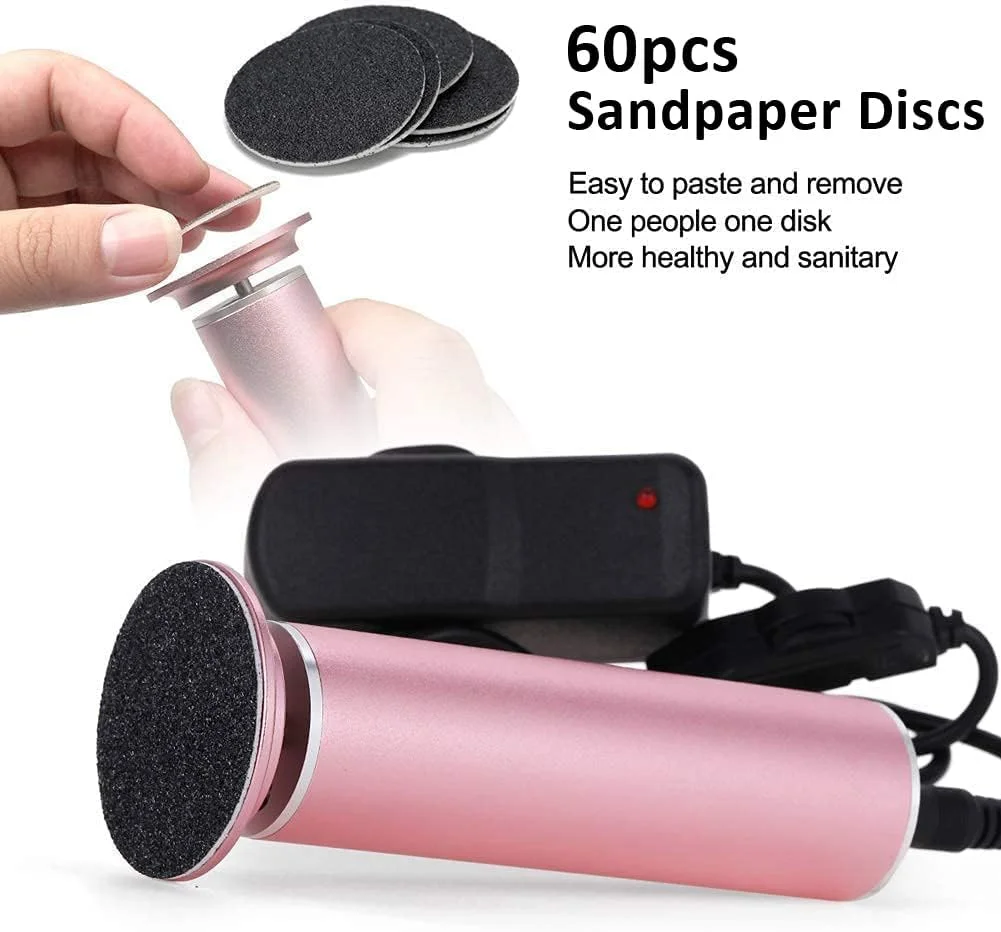 سوهان برقی پدیکور پا I·B·N G (با قابلیت تنظیم سرعت) به همراه 60 عدد دیسک سمباده، ابزار حرفه ای پدیکور برقی، سوهان پا برای از بین بردن پوست های مرده (مدل ارتقا یافته FCR-1 صورتی) سوهان برقی پدیکور پا I·B·N G (با قابلیت تنظیم سرعت) به همراه 60 عدد دیسک سمباده، ابزار حرفه ای پدیکور برقی، سوهان پا برای از بین بردن پوست های مرده (مدل ارتقا یافته FCR-1 صورتی)