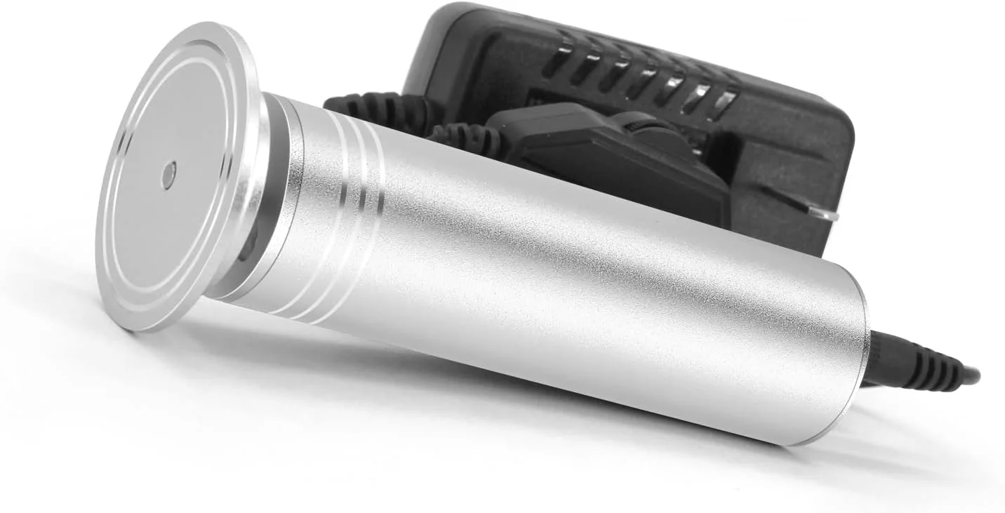 سوهان برقی پدیکور پا I·B·N G، سرعت قابل تنظیم با 60 عدد دیسک سمباده، سوهان حرفه ای پا برای از بین بردن پوست های مرده، سخت و ترک خورده، آلومینیومی، نقره ای سوهان برقی پدیکور پا I·B·N G، سرعت قابل تنظیم با 60 عدد دیسک سمباده، سوهان حرفه ای پا برای از بین بردن پوست های مرده، سخت و ترک خورده، آلومینیومی، نقره ای