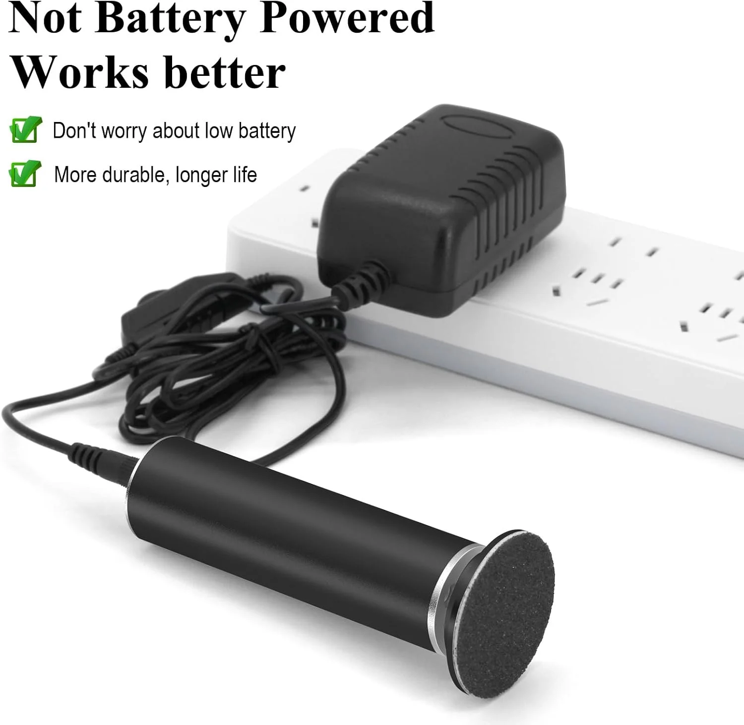 سوهان برقی پدیکور پا I·B·N G، سرعت قابل تنظیم، سوهان برقی پا با 60 دیسک سمباده ای قابل تعویض برای از بین بردن پوست مرده، پوست سخت و خشک، 01 مشکی سوهان برقی پدیکور پا I·B·N G، سرعت قابل تنظیم، سوهان برقی پا با 60 دیسک سمباده ای قابل تعویض برای از بین بردن پوست مرده، پوست سخت و خشک، 01 مشکی