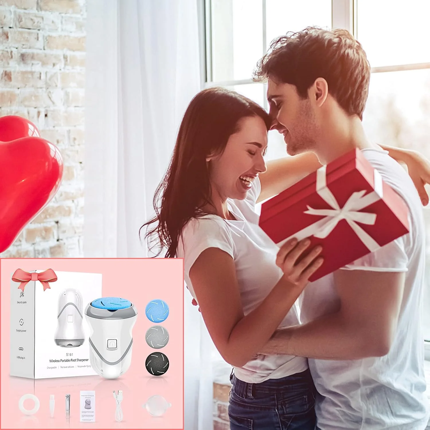 سوهان برقی حرفه ای پدیکور پا HQISTAR، ابزار قابل حمل و شارژی پدیکور پا با مکش و جذب، دارای 2 سرعت و 3 سری سمباده، ایده آل برای از بین بردن پوست مرده و لایه برداری قوی سوهان برقی حرفه ای پدیکور پا HQISTAR، ابزار قابل حمل و شارژی پدیکور پا با مکش و جذب، دارای 2 سرعت و 3 سری سمباده، ایده آل برای از بین بردن پوست مرده و لایه برداری قوی