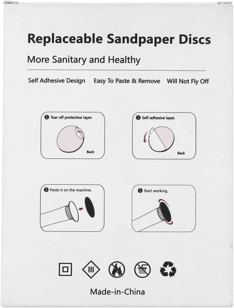بسته 120 عددی سمباده I.B.N برای دستگاه پدیکور برقی، سوهان پا، دیسک های سمباده حرفه ای برای از بین بردن پینه پا، درجه زبری 60 + 100 بسته 120 عددی سمباده I.B.N برای دستگاه پدیکور برقی، سوهان پا، دیسک های سمباده حرفه ای برای از بین بردن پینه پا، درجه زبری 60 + 100
