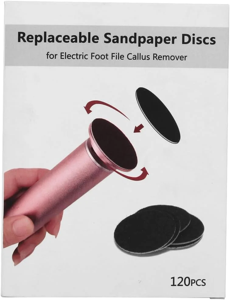 بسته 120 عددی سمباده I.B.N برای دستگاه پدیکور برقی، سوهان پا، دیسک های سمباده حرفه ای برای از بین بردن پینه پا، درجه زبری 60 + 100 بسته 120 عددی سمباده I.B.N برای دستگاه پدیکور برقی، سوهان پا، دیسک های سمباده حرفه ای برای از بین بردن پینه پا، درجه زبری 60 + 100