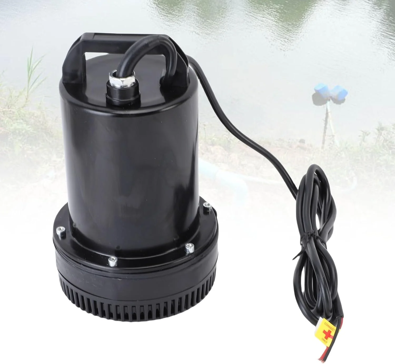 پمپ آب عمیق باناپوی، پمپ شناور استیل ضد زنگ 220 وات با ارتفاع 8 متری برای آبیاری کشاورزی، حوضچه، حوضچه مزرعه، آبشخور دام، آبیاری باغ