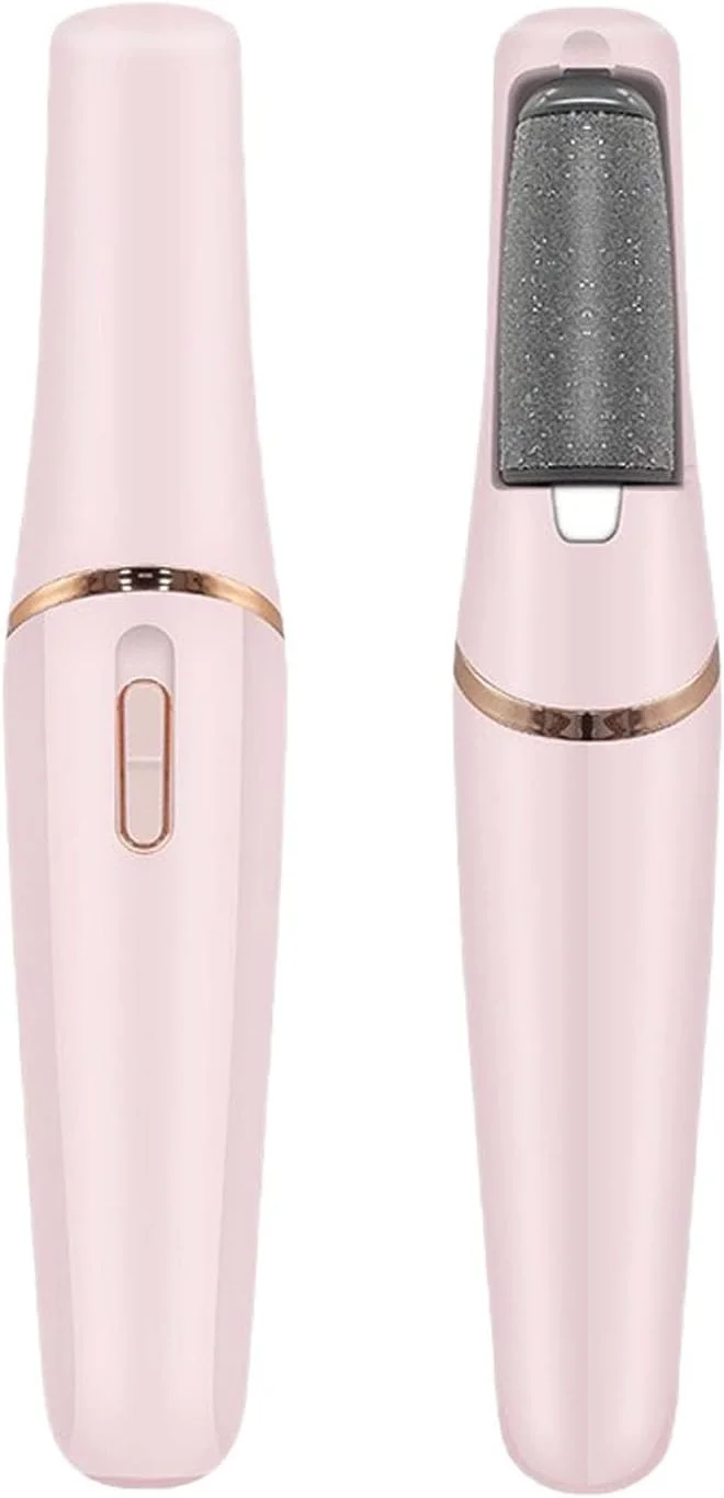 سوهان برقی پدیکور Joyzzz، اسکرابر ضد آب شارژی پا با نمایشگر LED باتری، ابزار پدیکور با 2 سری غلتکی برای از بین بردن پینه های ترک خورده، پوست های سفت و پینه پا
