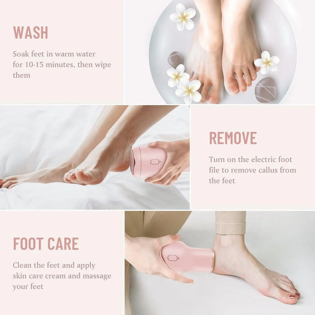 سوهان برقی پدیکور پا KASTWAVE، ابزار حرفه ای قابل حمل و شارژی برای پدیکور، ایده آل برای از بین بردن پوست مرده و لایه برداری قوی سوهان برقی پدیکور پا KASTWAVE، ابزار حرفه ای قابل حمل و شارژی برای پدیکور، ایده آل برای از بین بردن پوست مرده و لایه برداری قوی