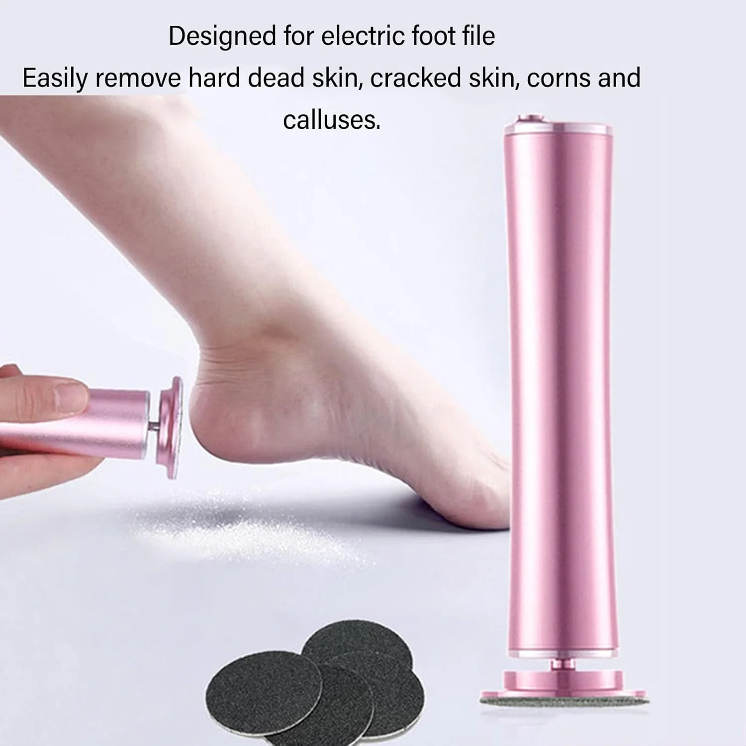 پد سمباده جایگزین 60 عددی Jauarta با زبری 60، دیسک های سمباده صاف کننده و لایه بردار برای دستگاه الکتریکی از بین برنده پینه پا پد سمباده جایگزین 60 عددی Jauarta با زبری 60، دیسک های سمباده صاف کننده و لایه بردار برای دستگاه الکتریکی از بین برنده پینه پا