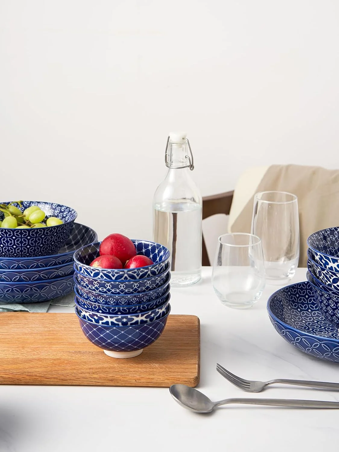 DOWAN کاسه کوچک، کاسه دسر سرامیکی 300 میلی لیتری، ست کاسه بستنی آبی و سفید، کاسه های تنقلات قدیمی به سبک چینی، فنجان های آبگوشت برای غوطه ور کردن، مخلفات، سس، مجموعه 6 عددی، D00735E00 DOWAN کاسه کوچک، کاسه دسر سرامیکی 300 میلی لیتری، ست کاسه بستنی آبی و سفید، کاسه های تنقلات قدیمی به سبک چینی، فنجان های آبگوشت برای غوطه ور کردن، مخلفات، سس، مجموعه 6 عددی، D00735E00