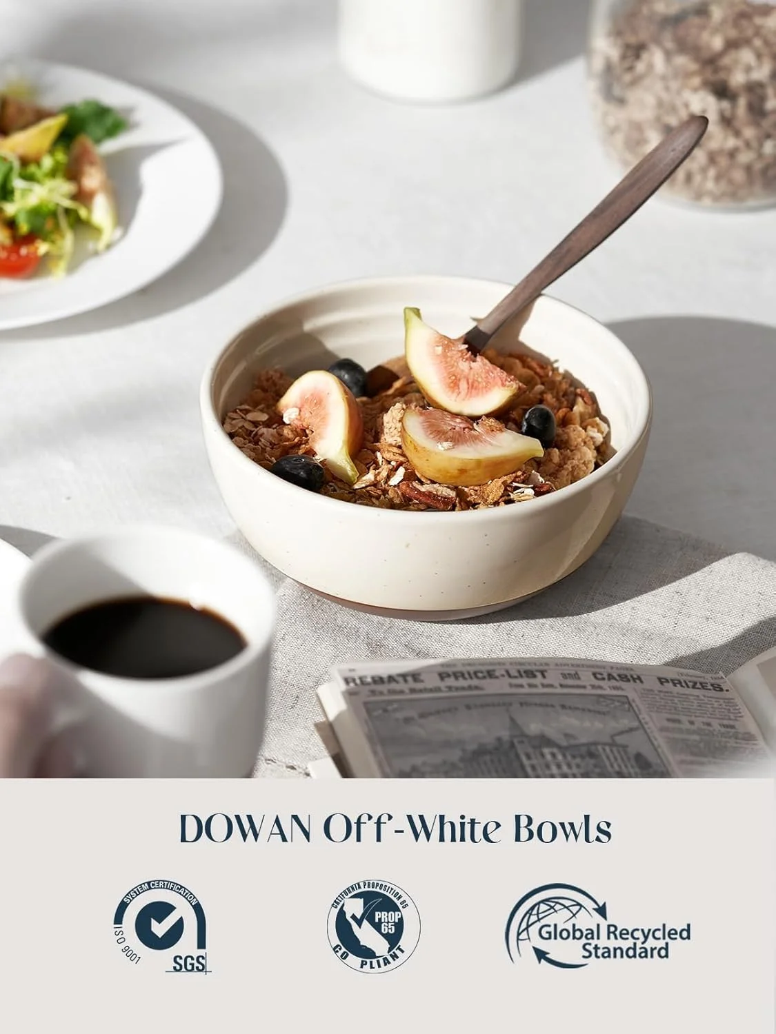 ست 6 تایی کاسه بستنی خوری DOWAN، 300 میلی لیتری، کاسه های کوچک سرامیکی دسر خوری 11 سانتی متری برای سس، کاسه چینی سفید برای بستنی، تنقلات، سس، مناسب برای سرو پورسیون های کوچک، قابل شستشو در ماشین ظرفشویی و استفاده در مایکروویو ست 6 تایی کاسه بستنی خوری DOWAN، 300 میلی لیتری، کاسه های کوچک سرامیکی دسر خوری 11 سانتی متری برای سس، کاسه چینی سفید برای بستنی، تنقلات، سس، مناسب برای سرو پورسیون های کوچک، قابل شستشو در ماشین ظرفشویی و استفاده در مایکروویو