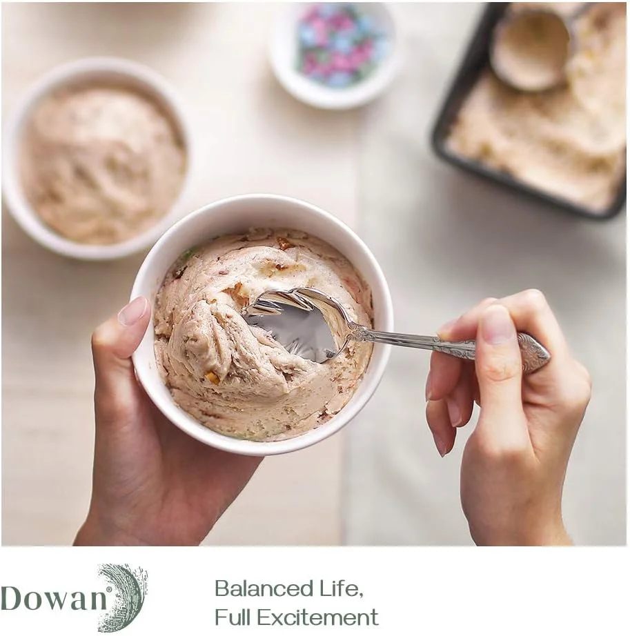 DOWAN ست 8 تایی کاسه های کوچک چینی 10 اونسی برای بستنی، دسر، مخلفات کوچک، سالاد، میوه، دیپ - سفید DOWAN ست 8 تایی کاسه های کوچک چینی 10 اونسی برای بستنی، دسر، مخلفات کوچک، سالاد، میوه، دیپ - سفید