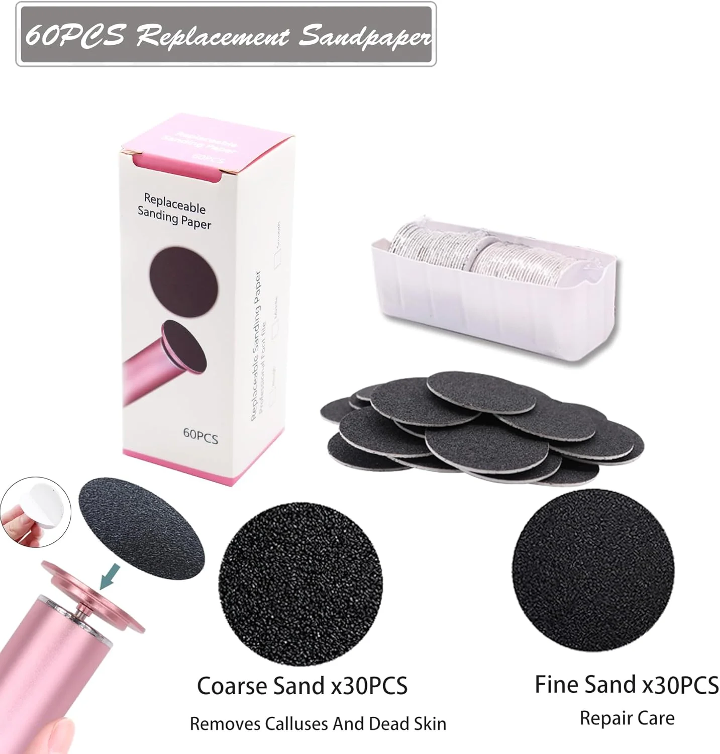 دستگاه سوهان برقی پینه پا ibubu، صورتی، حرفه ای، قدرتمند، سنگ سمباده پدیکور با 60 عدد دیسک سمباده ای تعویضی، اسکرابر پاشنه پا برای پوست های مرده، خشک، ترک خورده و پینه بسته، سرعت قابل تنظیم دستگاه سوهان برقی پینه پا ibubu، صورتی، حرفه ای، قدرتمند، سنگ سمباده پدیکور با 60 عدد دیسک سمباده ای تعویضی، اسکرابر پاشنه پا برای پوست های مرده، خشک، ترک خورده و پینه بسته، سرعت قابل تنظیم