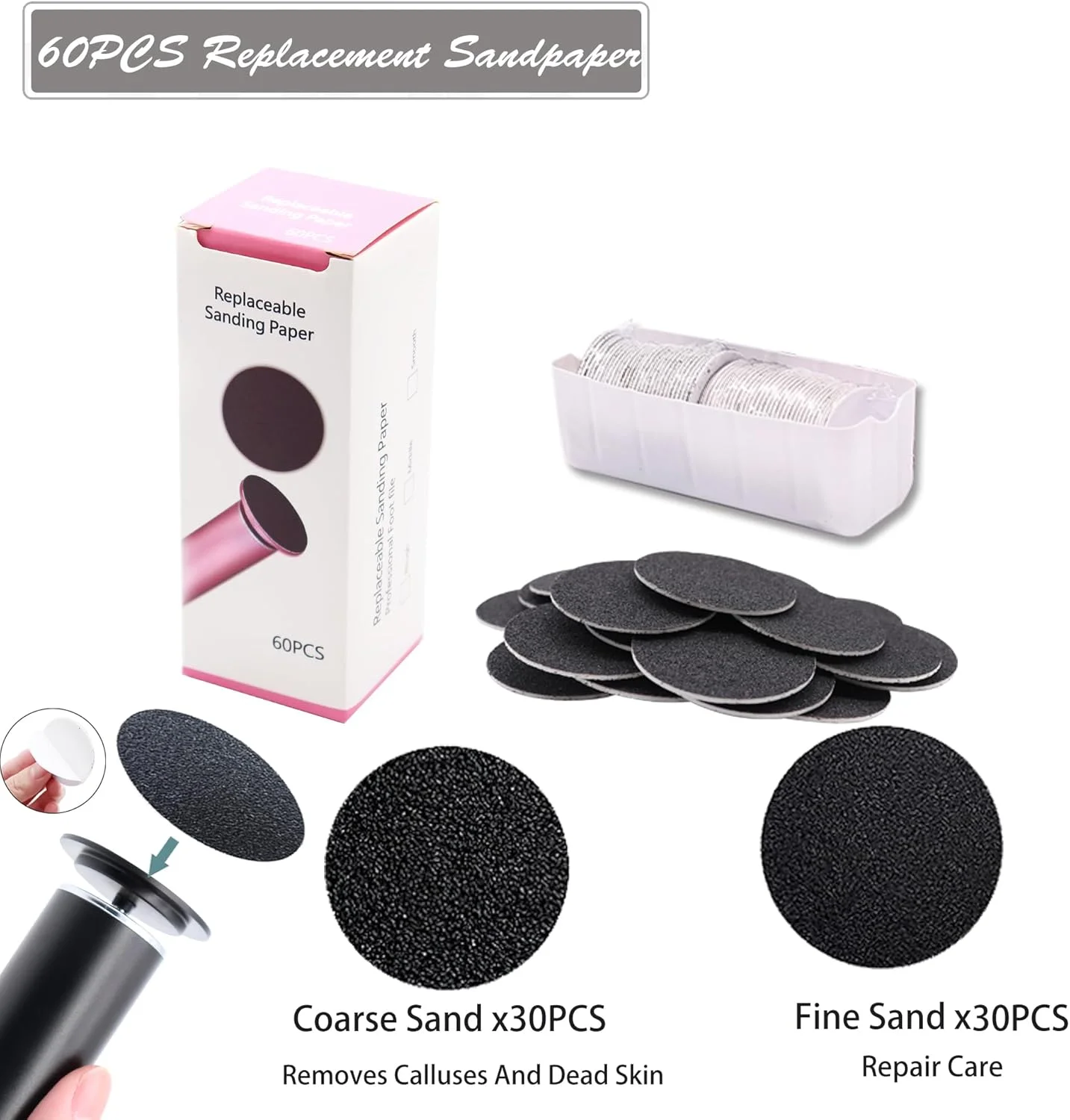 دستگاه سنگ پای برقی ایبوبو، سوهان پا حرفه ای و قدرتمند، دستگاه پدیکور با 60 عدد دیسک سمباده ای تعویضی، اسکرابر پاشنه پا برای پوست های مرده، خشک و ترک خورده، سرعت قابل تنظیم - مشکی دستگاه سنگ پای برقی ایبوبو، سوهان پا حرفه ای و قدرتمند، دستگاه پدیکور با 60 عدد دیسک سمباده ای تعویضی، اسکرابر پاشنه پا برای پوست های مرده، خشک و ترک خورده، سرعت قابل تنظیم - مشکی