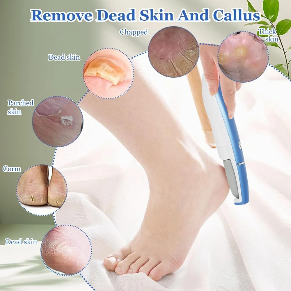 Horuili® Electric Callus Remover for Feet, Electric Pedicure Devices, Foot Callus Remover, Foot Care Tools, for Hard, Dead and Cracked Dry Skin
