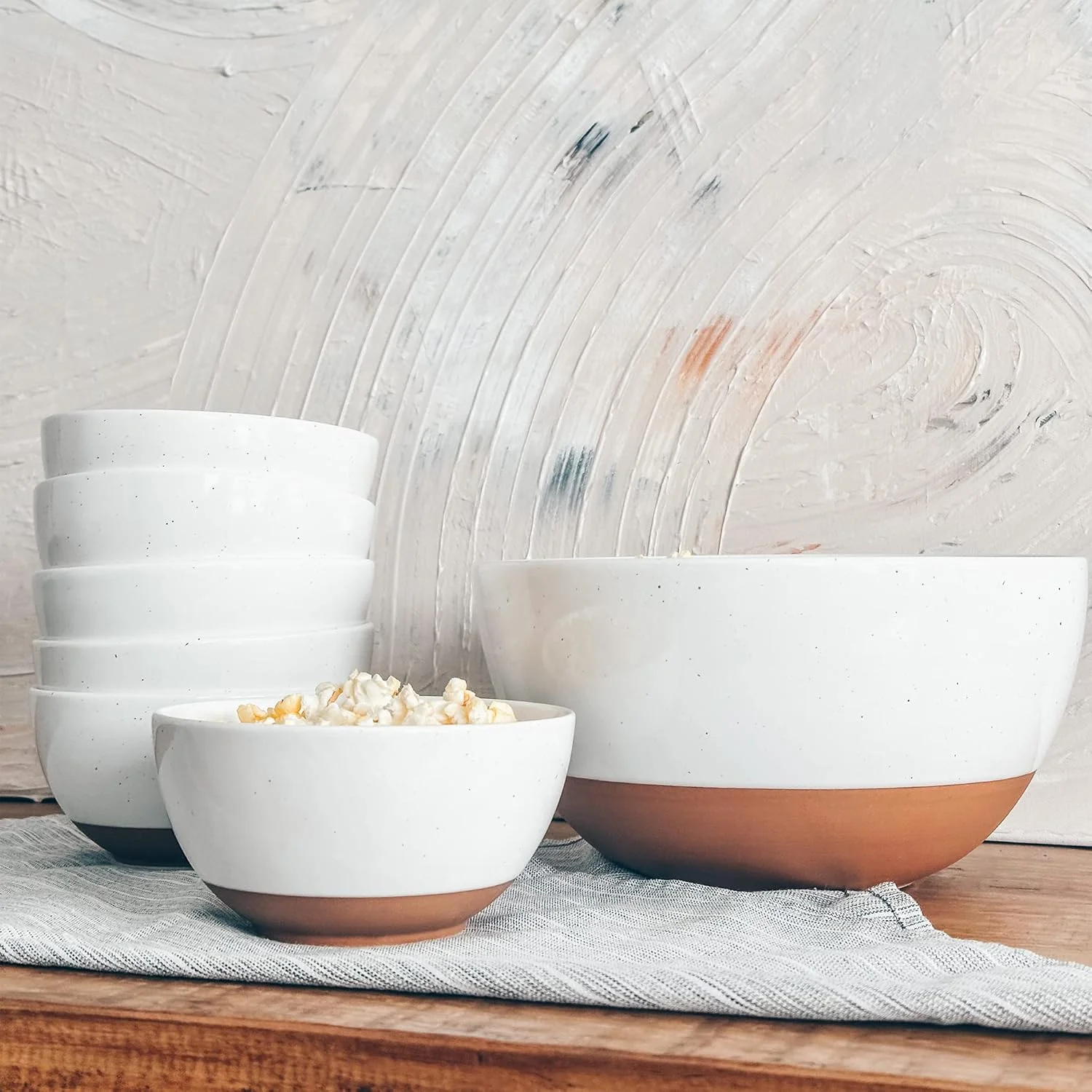 کاسه های دسر خوری کوچک سرامیکی مورا - 470 میلی لیتر، ست 6 عددی - قابل استفاده در مایکروویو، فر و ماشین ظرفشویی، برای برنج، بستنی، سوپ، تنقلات، غلات، فلفل، مخلفات و غیره - کاسه آشپزخانه قابل استفاده در مایکروویو، سفید وانیلی کاسه های دسر خوری کوچک سرامیکی مورا - 470 میلی لیتر، ست 6 عددی - قابل استفاده در مایکروویو، فر و ماشین ظرفشویی، برای برنج، بستنی، سوپ، تنقلات، غلات، فلفل، مخلفات و غیره - کاسه آشپزخانه قابل استفاده در مایکروویو، سفید وانیلی