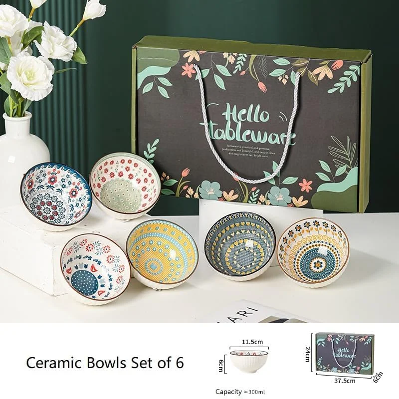 ملاله کاسه های کوچک سرامیکی - کاسه دسر چینی 300 میلی لیتری، ست کاسه های زیبا برای برنج | سوپ | تنقلات | بستنی | مخلفات - ست کاسه های رنگارنگ آشپزخانه 12 سانتی متر (طرح گل های کوچک) ملاله کاسه های کوچک سرامیکی - کاسه دسر چینی 300 میلی لیتری، ست کاسه های زیبا برای برنج | سوپ | تنقلات | بستنی | مخلفات - ست کاسه های رنگارنگ آشپزخانه 12 سانتی متر (طرح گل های کوچک)