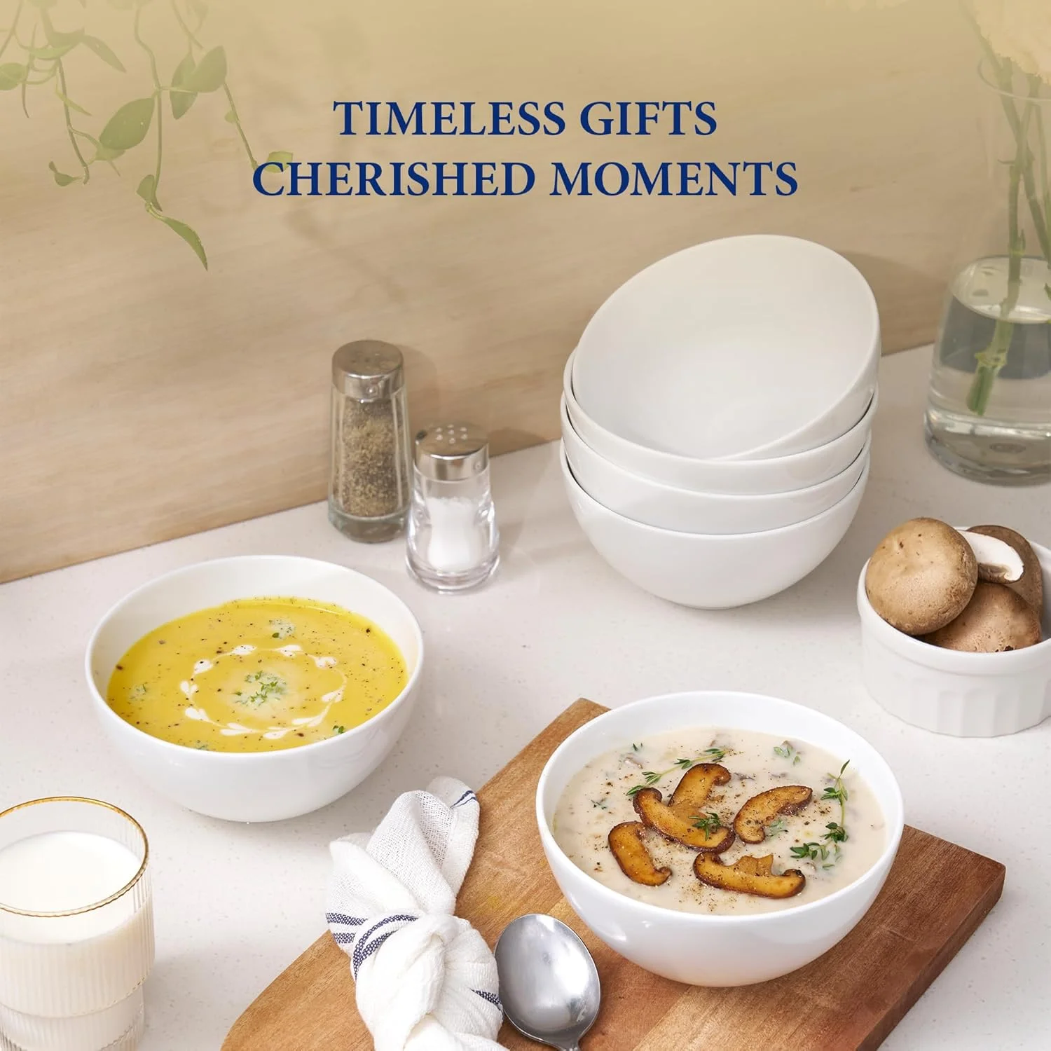 ست کاسه چینی مینک لانگ از سال 1970 (560 میلی لیتر - کاسه دسر - سفید - ست 2 عددی) ست کاسه چینی مینک لانگ از سال 1970 (560 میلی لیتر - کاسه دسر - سفید - ست 2 عددی)