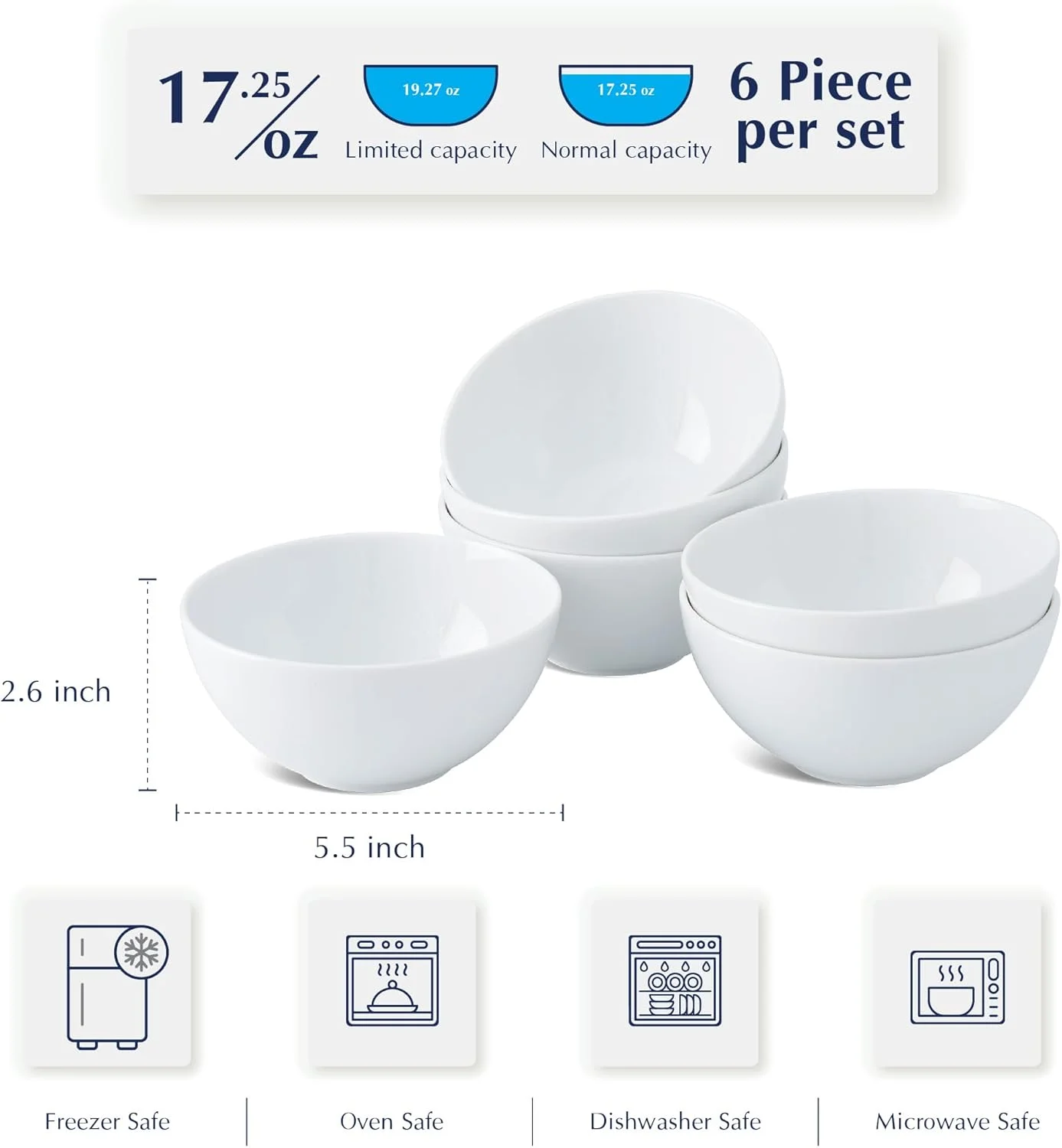 ست کاسه چینی مینک لانگ از سال 1970 (560 میلی لیتر - کاسه دسر - سفید - ست 2 عددی) ست کاسه چینی مینک لانگ از سال 1970 (560 میلی لیتر - کاسه دسر - سفید - ست 2 عددی)