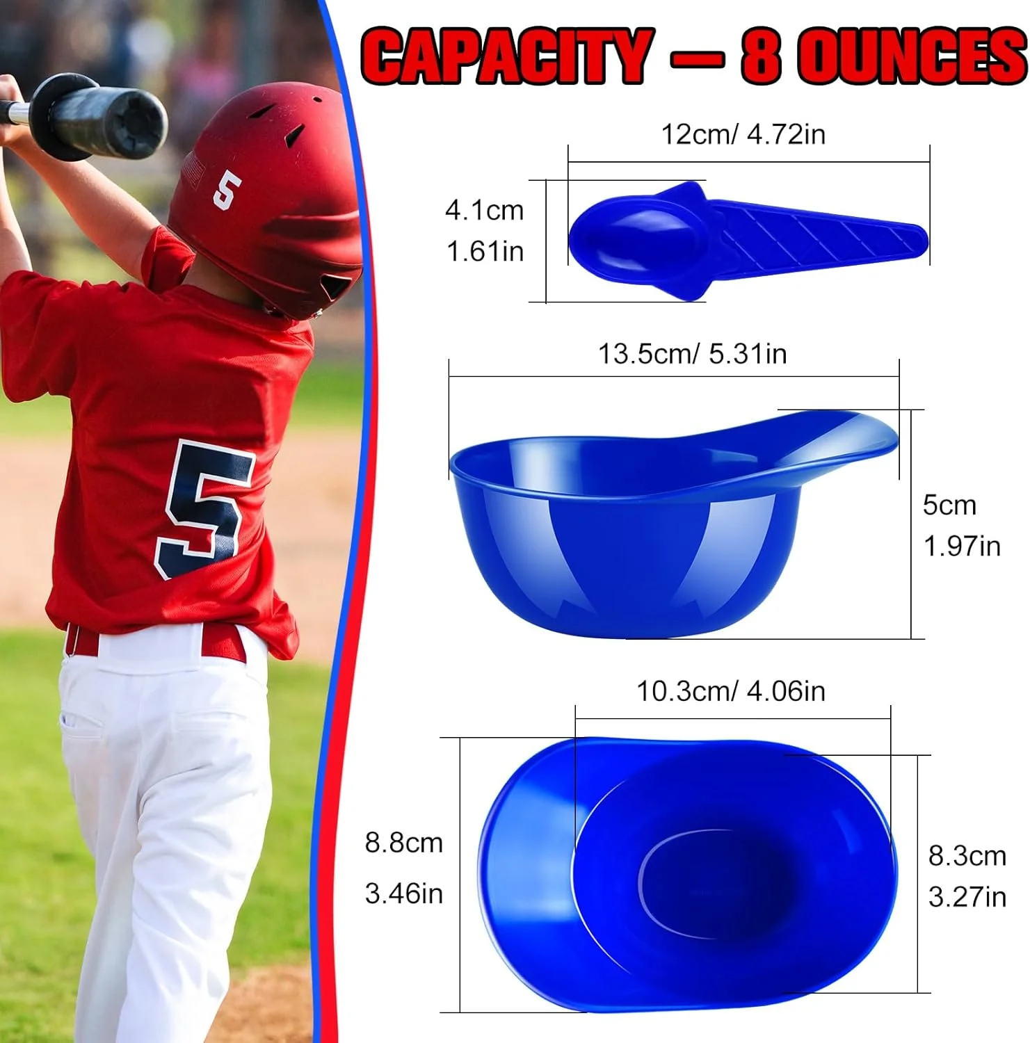 بسته 30 عددی کاسه بستنی کلاه ایمنی بیسبال MEEZY همراه با قاشق، کاسه بستنی کلاه بیسبال، فنجان کلاه بیسبال قابل استفاده مجدد، کاسه دسر تنقلات برای دکوراسیون جشن تولد بیسبال، لوازم مهمانی ورزشی (15 کاسه + 15 قاشق) بسته 30 عددی کاسه بستنی کلاه ایمنی بیسبال MEEZY همراه با قاشق، کاسه بستنی کلاه بیسبال، فنجان کلاه بیسبال قابل استفاده مجدد، کاسه دسر تنقلات برای دکوراسیون جشن تولد بیسبال، لوازم مهمانی ورزشی (15 کاسه + 15 قاشق)