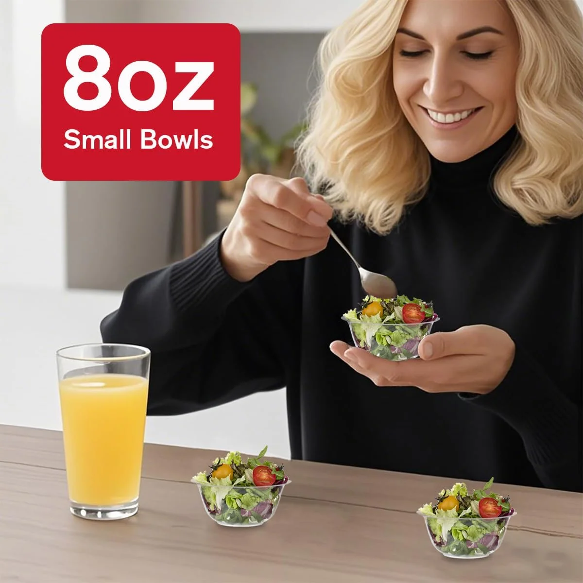 بسته 100 عددی کاسه پلاستیکی سخت MOACOCK، کاسه بستنی 240 میلی لیتری، کاسه دسر پلاستیکی یکبار مصرف شفاف عمده برای پذیرایی، رویدادهای ویژه، لوازم مهمانی، BW-8OZ-100NW بسته 100 عددی کاسه پلاستیکی سخت MOACOCK، کاسه بستنی 240 میلی لیتری، کاسه دسر پلاستیکی یکبار مصرف شفاف عمده برای پذیرایی، رویدادهای ویژه، لوازم مهمانی، BW-8OZ-100NW