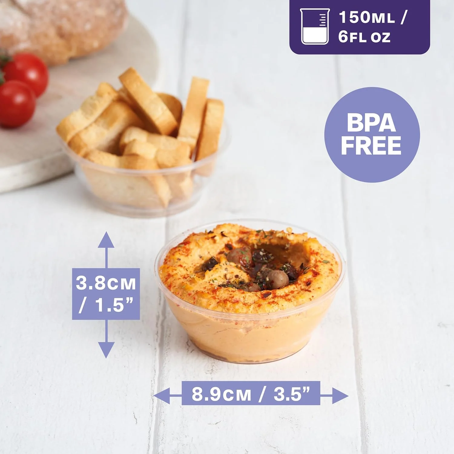 ظروف دسر شفاف ماتانا 40 عددی، کاسه های پلاستیکی کوچک برای تولد کودکان، پیک نیک، عروسی ها و مهمانی ها، 180 میلی لیتر - بادوام و قابل استفاده مجدد ظروف دسر شفاف ماتانا 40 عددی، کاسه های پلاستیکی کوچک برای تولد کودکان، پیک نیک، عروسی ها و مهمانی ها، 180 میلی لیتر - بادوام و قابل استفاده مجدد