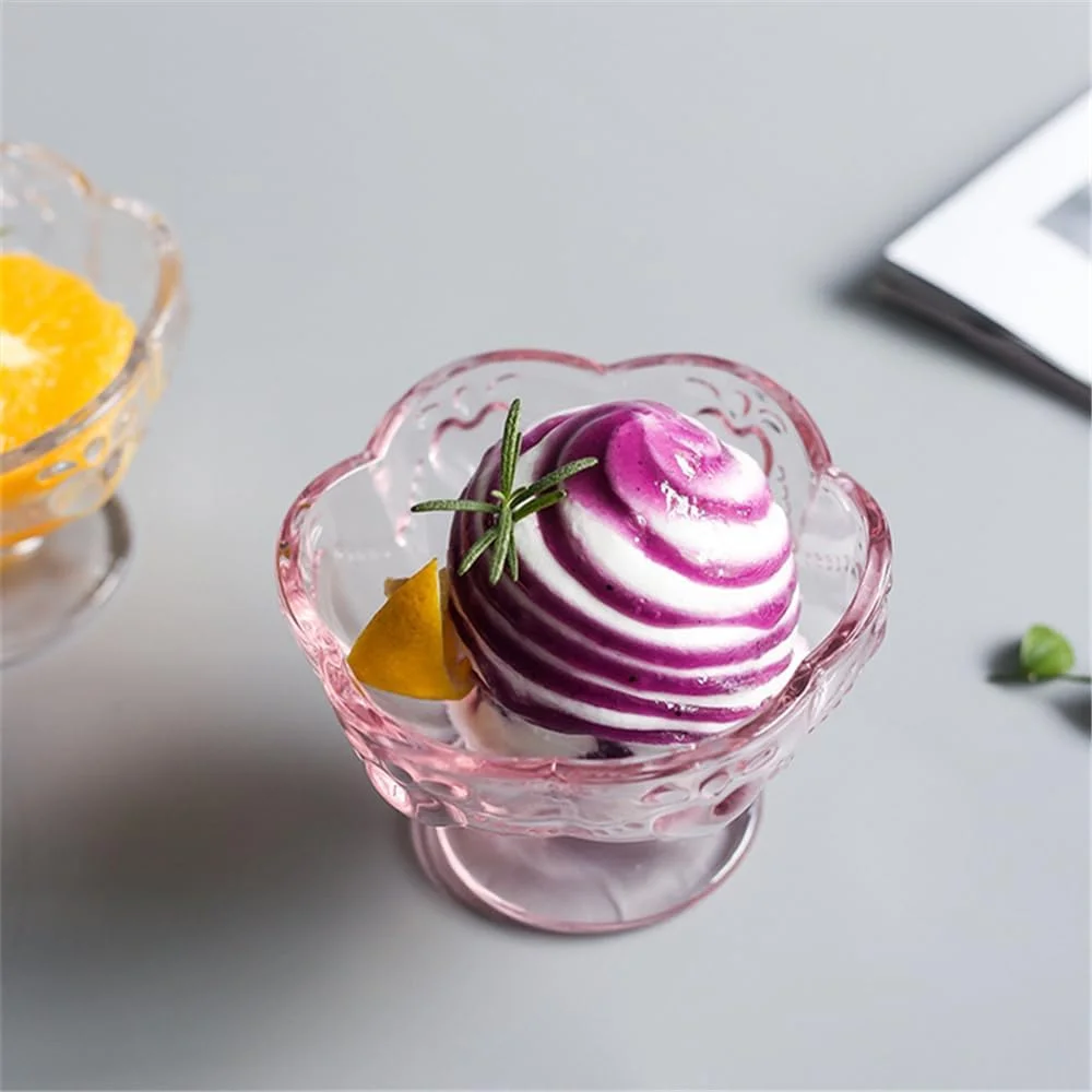 ست 2 عددی کاسه دسر بستنی پایه دار شیشه ای OnePine، ظروف دسر شیشه ای صورتی 140 میلی لیتری، ارتفاع 7 سانتی متر، کاسه های دسر شیشه ای برای دسر، بستنی، سوربت، میوه و پودینگ و غیره. ست 2 عددی کاسه دسر بستنی پایه دار شیشه ای OnePine، ظروف دسر شیشه ای صورتی 140 میلی لیتری، ارتفاع 7 سانتی متر، کاسه های دسر شیشه ای برای دسر، بستنی، سوربت، میوه و پودینگ و غیره.