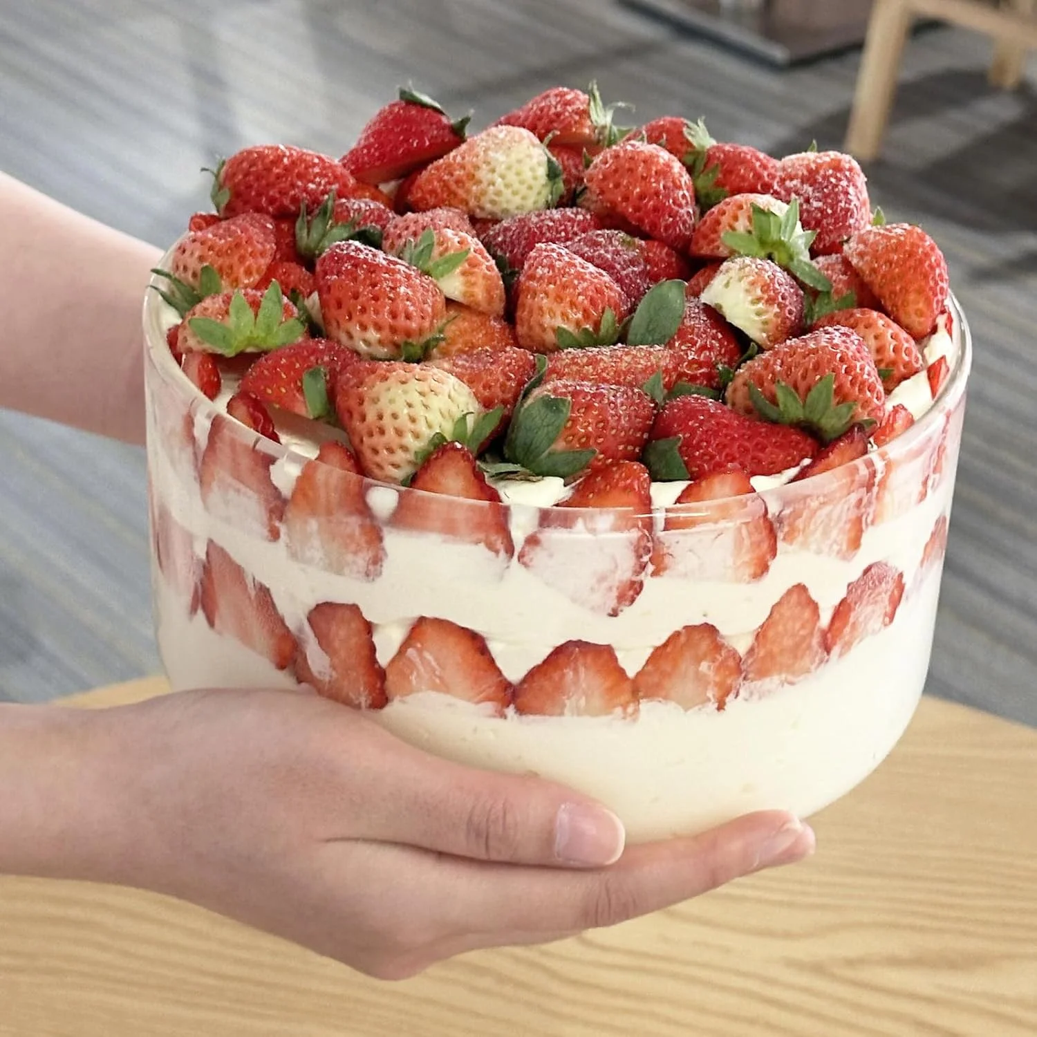 ظرف دسر خوری بزرگ شیشه ای اوپکس اسکیل مدل 104oz، طراحی مدرن، ظرف سرو دسر گرد شیشه ای شفاف برای سرو کیک بستنی، سالاد، میوه، قابل استفاده در مایکروویو و ماشین ظرفشویی ظرف دسر خوری بزرگ شیشه ای اوپکس اسکیل مدل 104oz، طراحی مدرن، ظرف سرو دسر گرد شیشه ای شفاف برای سرو کیک بستنی، سالاد، میوه، قابل استفاده در مایکروویو و ماشین ظرفشویی