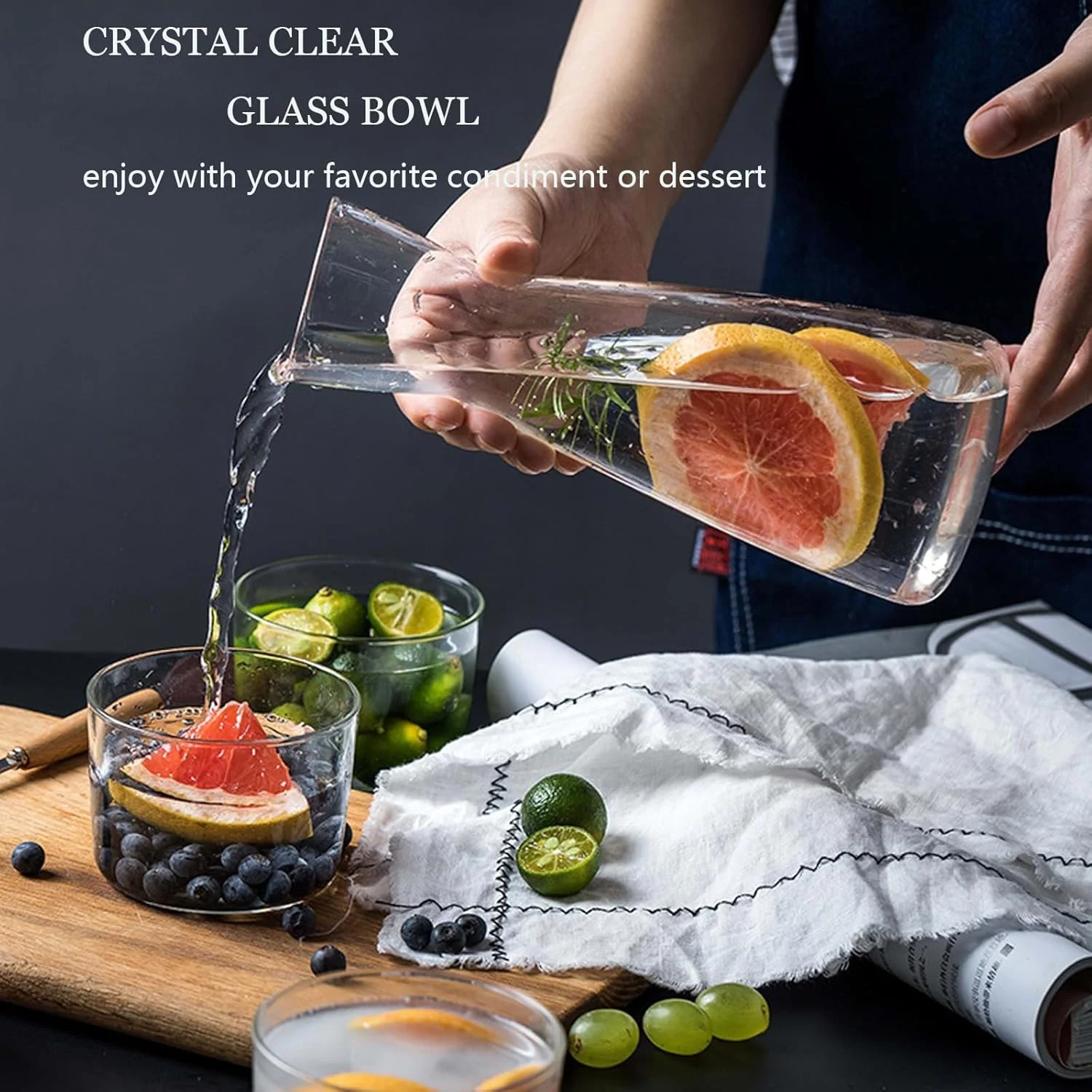 اوپکساسکال کاسه شیشهای کوچک 6 اونسی - فنجان دسر شفاف و مناسب سرو دیپ و سس - قابل استفاده در مایکروویو و ماشین ظرفشویی - ست 6 عددی اوپکساسکال کاسه شیشهای کوچک 6 اونسی - فنجان دسر شفاف و مناسب سرو دیپ و سس - قابل استفاده در مایکروویو و ماشین ظرفشویی - ست 6 عددی