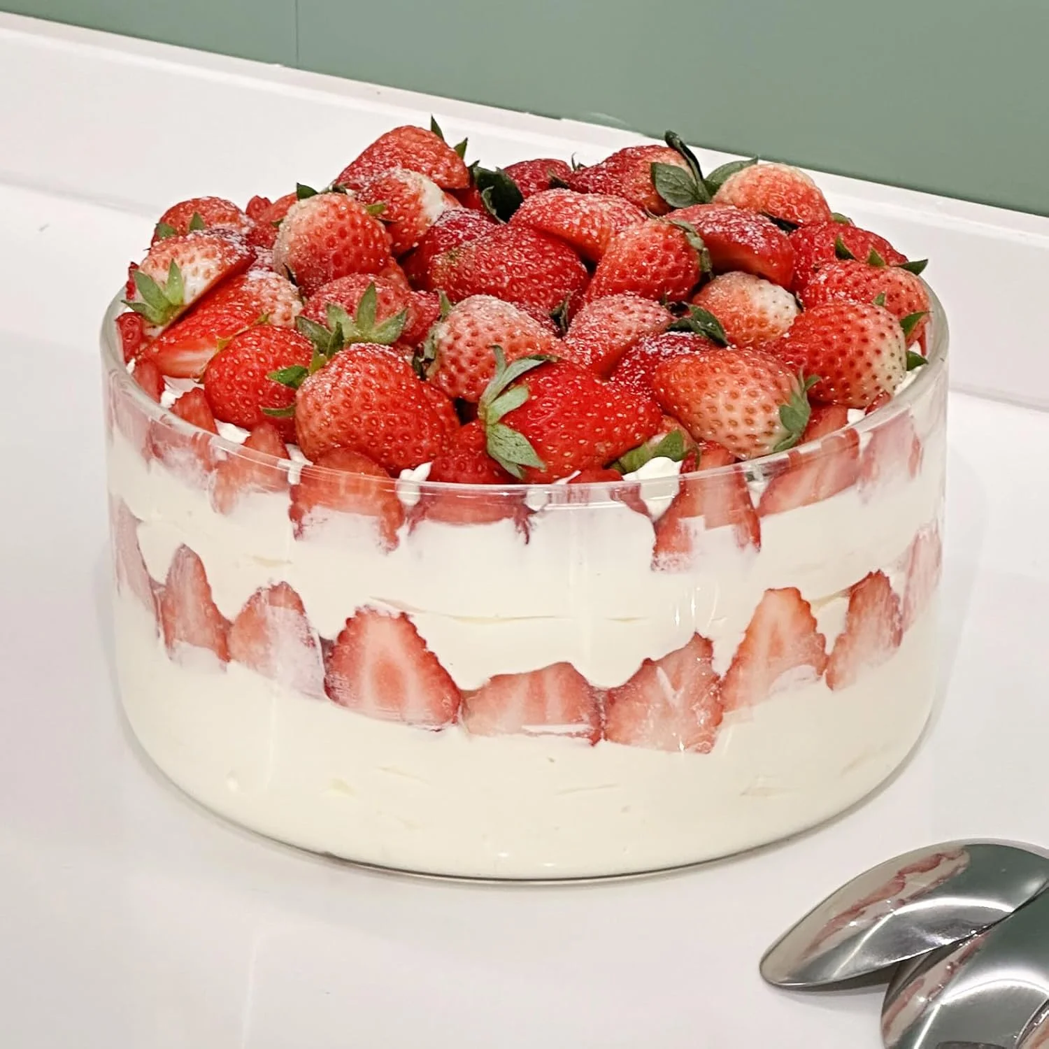 ظرف دسر خوری بزرگ شیشه ای اوپکس اسکیل مدل 104oz، طراحی مدرن، ظرف سرو دسر گرد شیشه ای شفاف برای سرو کیک بستنی، سالاد، میوه، قابل استفاده در مایکروویو و ماشین ظرفشویی ظرف دسر خوری بزرگ شیشه ای اوپکس اسکیل مدل 104oz، طراحی مدرن، ظرف سرو دسر گرد شیشه ای شفاف برای سرو کیک بستنی، سالاد، میوه، قابل استفاده در مایکروویو و ماشین ظرفشویی