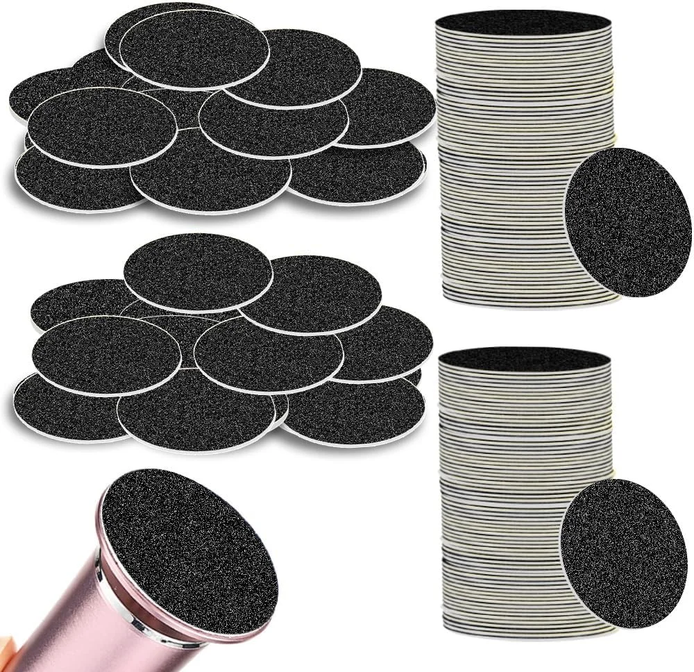 دیسک های سمباده ای جایگزین LIERKISS بسته 120 عددی برای از بین بردن پینه های الکتریکی، دیسک های سمباده ای جایگزین حرفه ای برای سوهان برقی پا، از بین برنده پوست مرده و ترک خورده