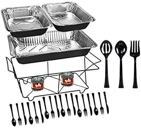 سوخت/ژل گرم کننده غذا پروکارت برای گرم نگه داشتن غذا - چراغ گرمایشی فانوسی برای بوفه، مورد استفاده توسط تهیه کنندگان غذا (نقره ای، 2-3 ساعت) بسته 4 عددی سوخت/ژل گرم کننده غذا پروکارت برای گرم نگه داشتن غذا - چراغ گرمایشی فانوسی برای بوفه، مورد استفاده توسط تهیه کنندگان غذا (نقره ای، 2-3 ساعت) بسته 4 عددی