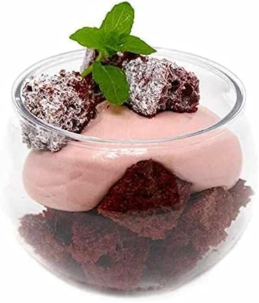 ظروف دسر توپی مینی، 50 عدد ظرف دسر پلاستیکی به همراه قاشق، ظرف ماهی پلاستیکی شفاف یکبار مصرف قابل بازیافت با کیفیت حرفه ای 3 اونسی، برای دسرهای پارفه، مجالس و مهمانی ها (50 عدد ظرف + 50 عدد قاشق) ظروف دسر توپی مینی، 50 عدد ظرف دسر پلاستیکی به همراه قاشق، ظرف ماهی پلاستیکی شفاف یکبار مصرف قابل بازیافت با کیفیت حرفه ای 3 اونسی، برای دسرهای پارفه، مجالس و مهمانی ها (50 عدد ظرف + 50 عدد قاشق)