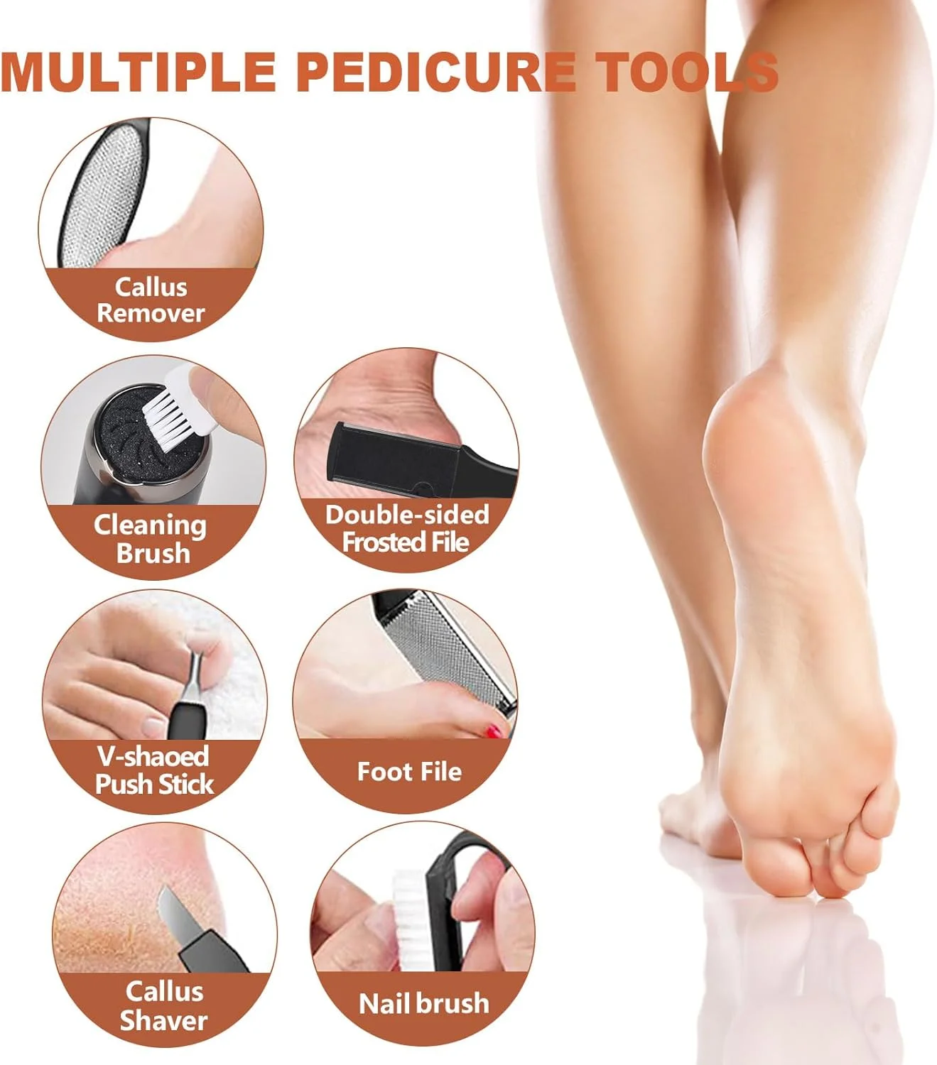 دستگاه الکتریکی از بین برنده پینه پا LAVAED، سوهان برقی پا برای پوست مرده، اسکرابر برقی پا، کیت پدیکور حرفه ای برای پاشنه های ترک خورده و پوست مرده دستگاه الکتریکی از بین برنده پینه پا LAVAED، سوهان برقی پا برای پوست مرده، اسکرابر برقی پا، کیت پدیکور حرفه ای برای پاشنه های ترک خورده و پوست مرده