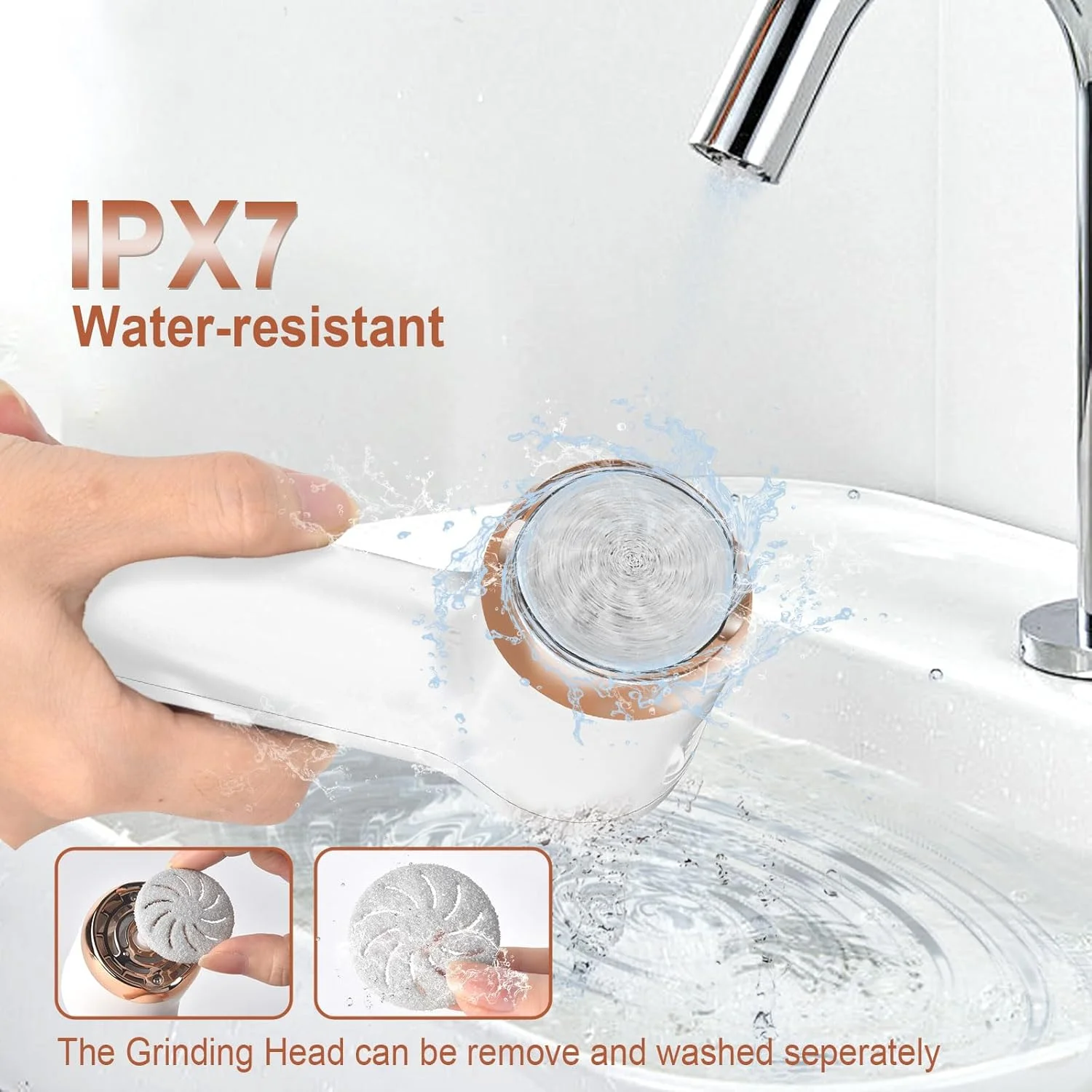 دستگاه الکتریکی از بین برنده پینه پا LAVAED، سوهان برقی پا برای پوست مرده، اسکرابر برقی پا، کیت پدیکور حرفه ای برای پاشنه های ترک خورده و پوست مرده دستگاه الکتریکی از بین برنده پینه پا LAVAED، سوهان برقی پا برای پوست مرده، اسکرابر برقی پا، کیت پدیکور حرفه ای برای پاشنه های ترک خورده و پوست مرده