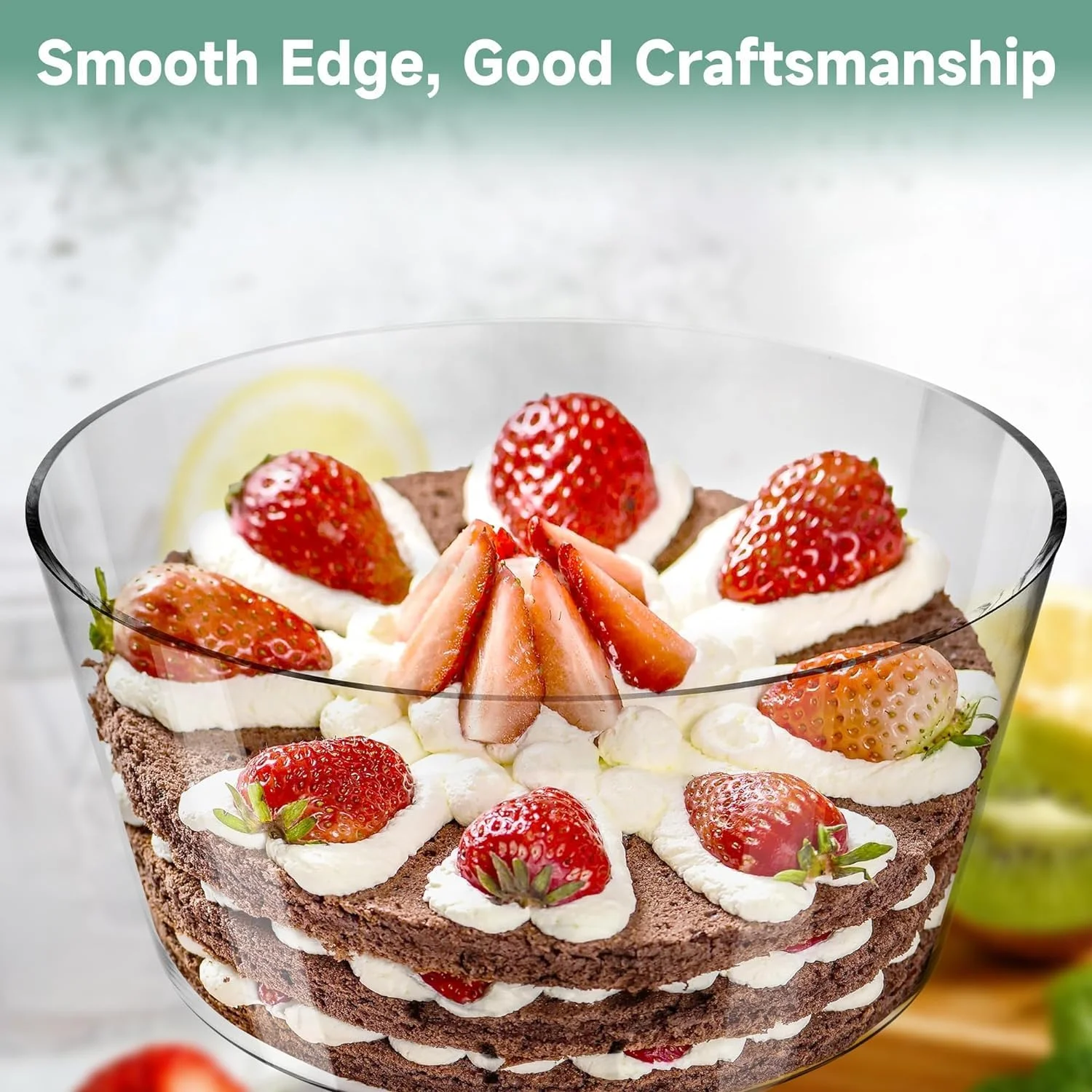 ظرف دسر خوری پایه دار پریکوی، مدل مدرن شیشه ای گرد مناسب مهمانی، استند نمایش دسر برای بستنی، کیک، سالاد، میوه و تزئینات، نسخه ضخیم شده 2025 ظرف دسر خوری پایه دار پریکوی، مدل مدرن شیشه ای گرد مناسب مهمانی، استند نمایش دسر برای بستنی، کیک، سالاد، میوه و تزئینات، نسخه ضخیم شده 2025