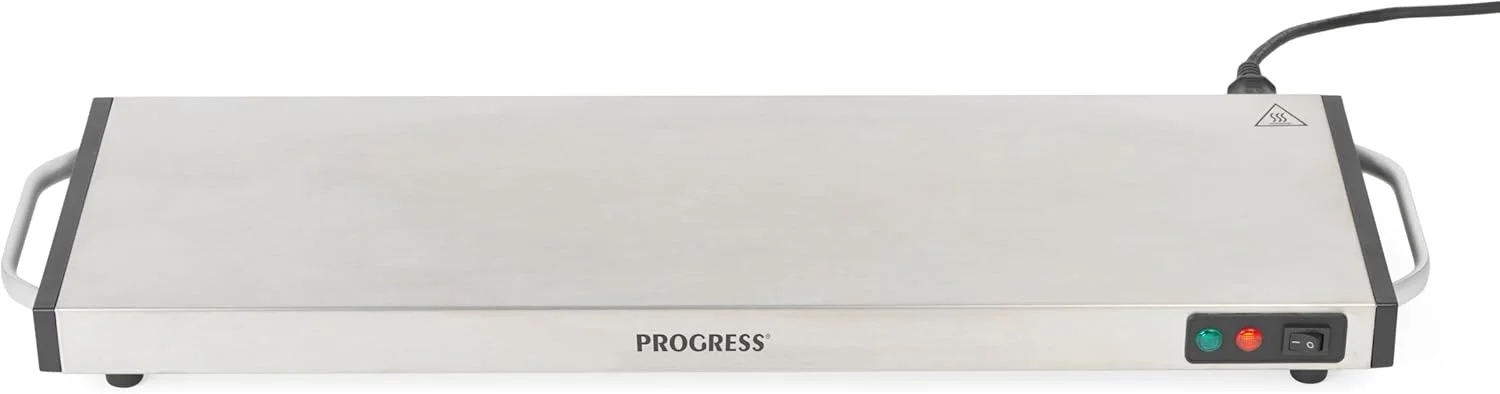 صفحه گرم نگهدارنده بی سیم Progress EK2610P، سینی بزرگ گرم کننده غذا، گرم کننده بشقاب، سینی سرو بوفه قابل حمل، 1200 وات، ضد لغزش، زمان شارژ 15 دقیقه، غذا را تا 60 دقیقه گرم نگه می دارد، مناسب برای کمپینگ/کاروان صفحه گرم نگهدارنده بی سیم Progress EK2610P، سینی بزرگ گرم کننده غذا، گرم کننده بشقاب، سینی سرو بوفه قابل حمل، 1200 وات، ضد لغزش، زمان شارژ 15 دقیقه، غذا را تا 60 دقیقه گرم نگه می دارد، مناسب برای کمپینگ/کاروان