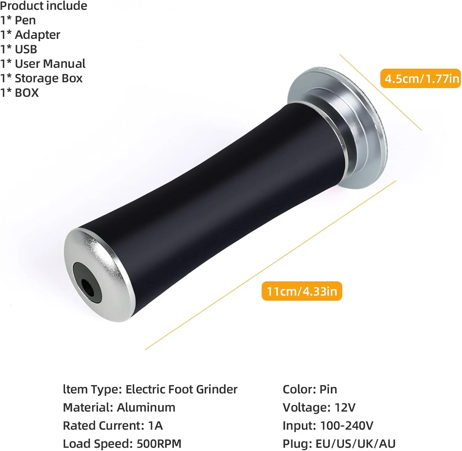 سوهان برقی پینه پا LIARTY، سوهان برقی قابل حمل پا، سرعت قابل تنظیم، 60 عدد دیسک سمباده، ابزار پدیکور، سوهان سایشی، مشکی کلاسیک سوهان برقی پینه پا LIARTY، سوهان برقی قابل حمل پا، سرعت قابل تنظیم، 60 عدد دیسک سمباده، ابزار پدیکور، سوهان سایشی، مشکی کلاسیک